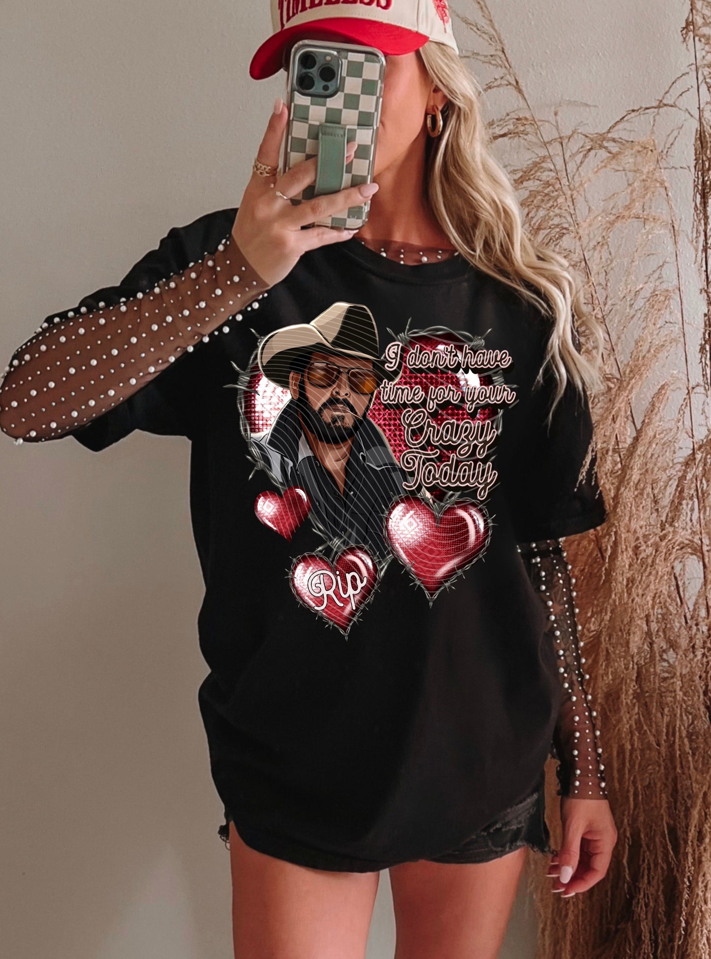 Don’t Have Time For Crazy Today-Double Sleeve-DTF Print