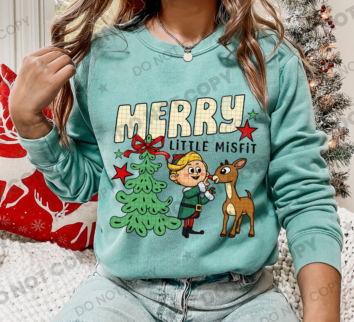 Merry Little Misfit DTF Print