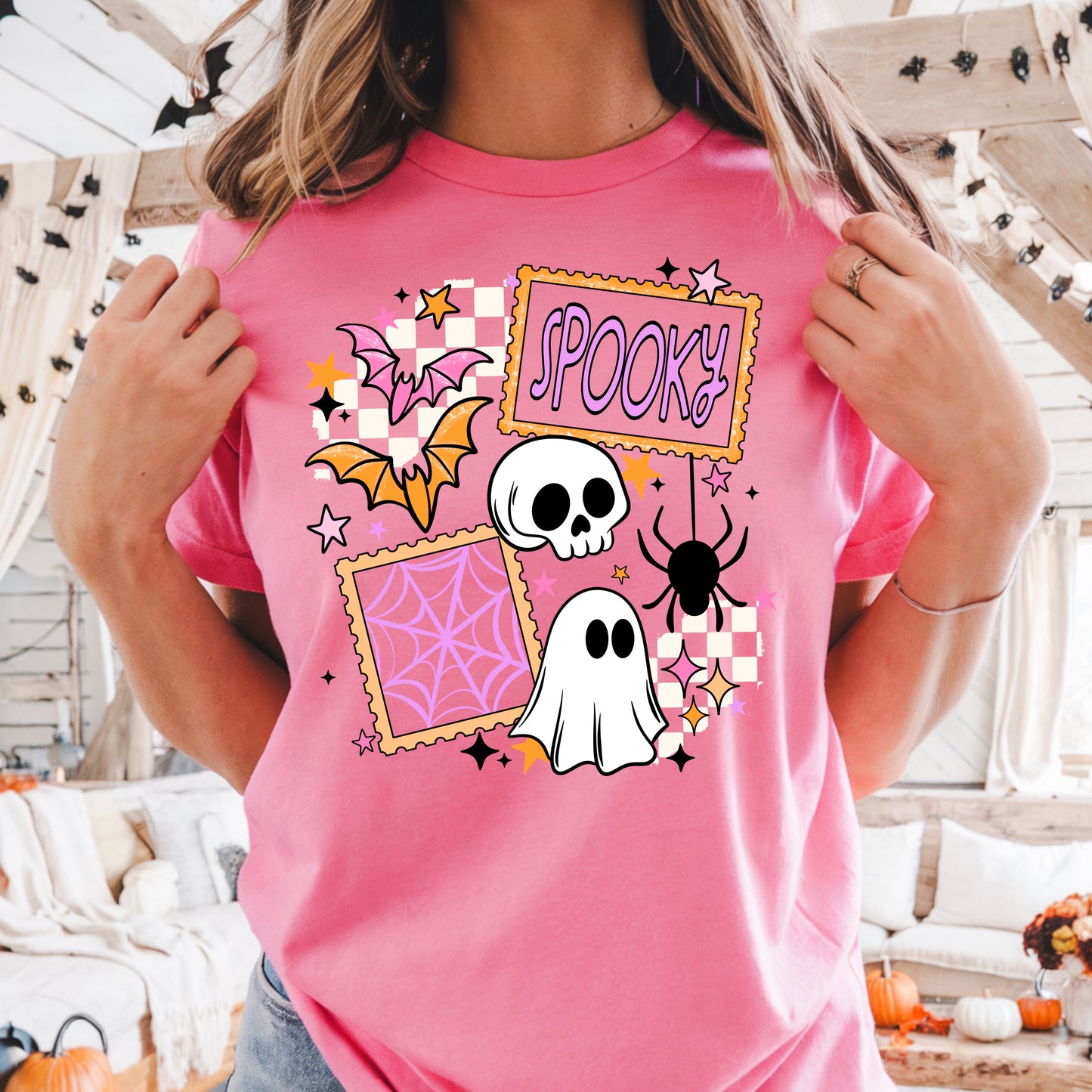 Spooky Stamps DTF Print