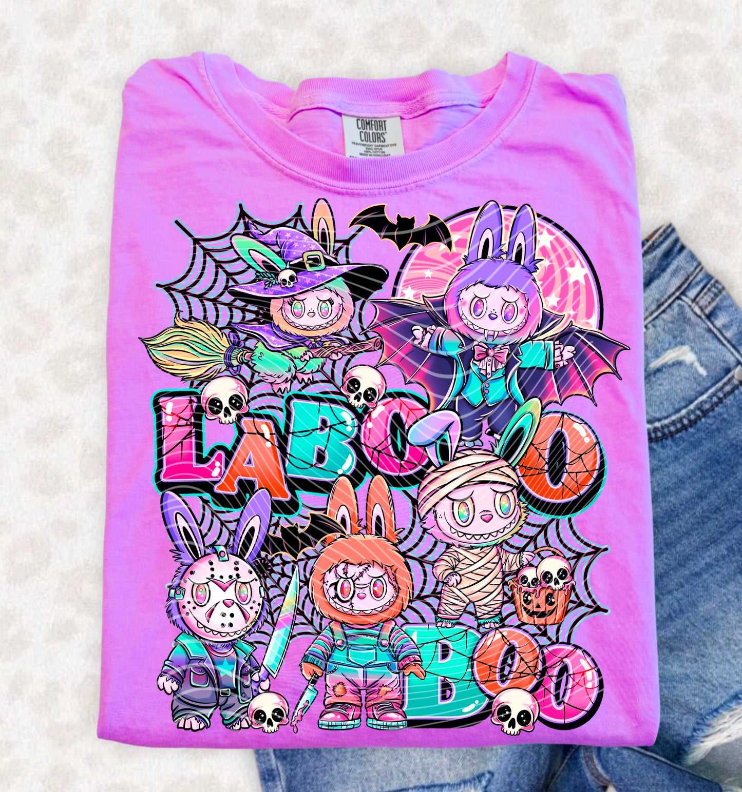 Halloween LaBoo Boo DTF Prints