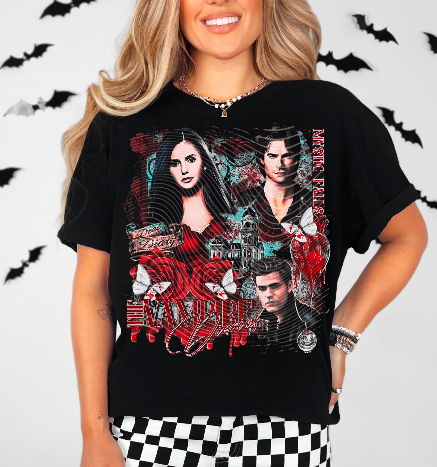 TVD Mystic Falls DTF Prints
