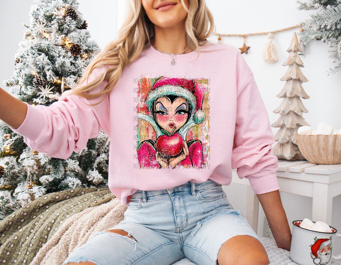 Christmas Evil Queen DTF Print