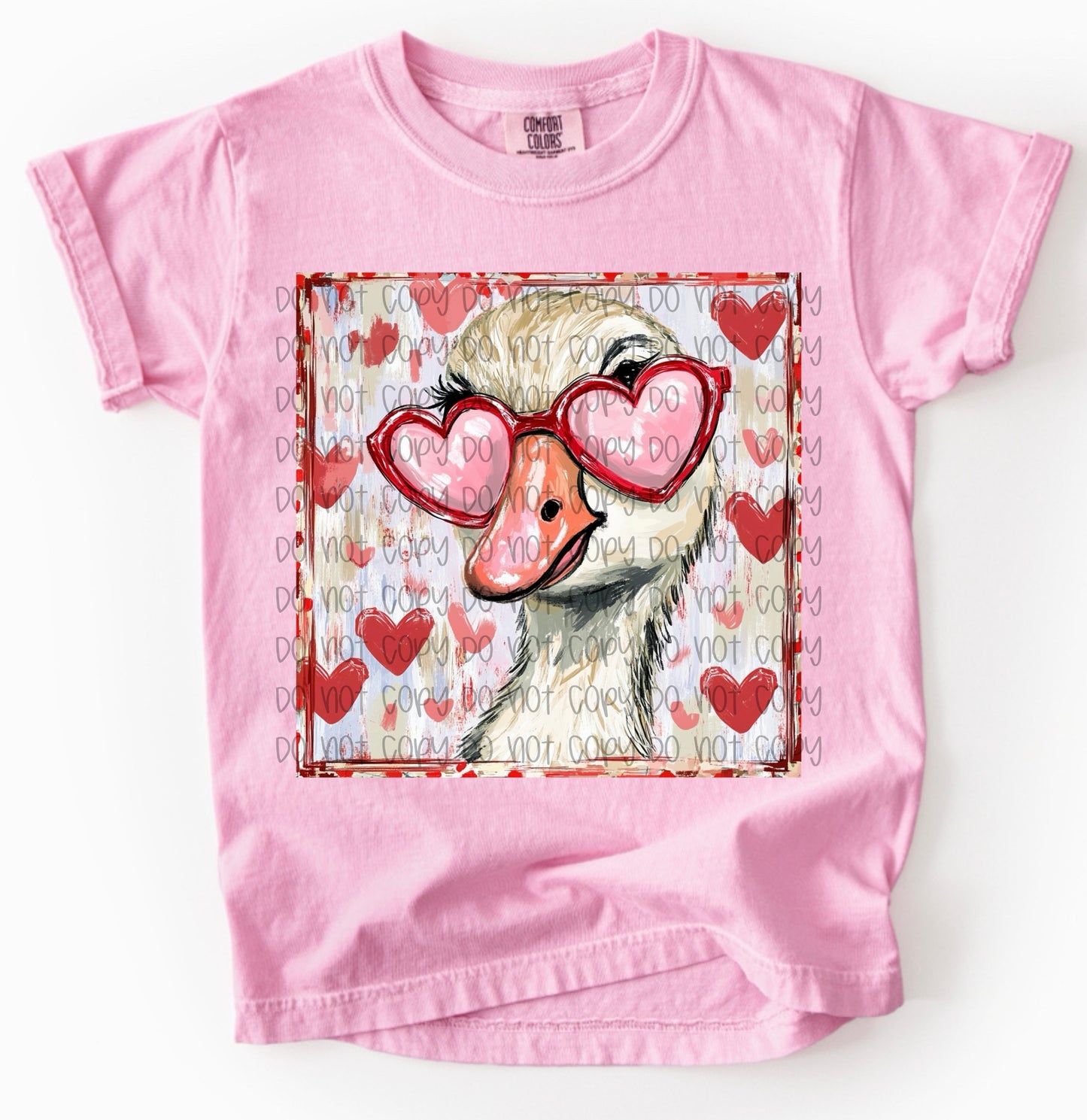 Goose Heart Glasses DTF Prints