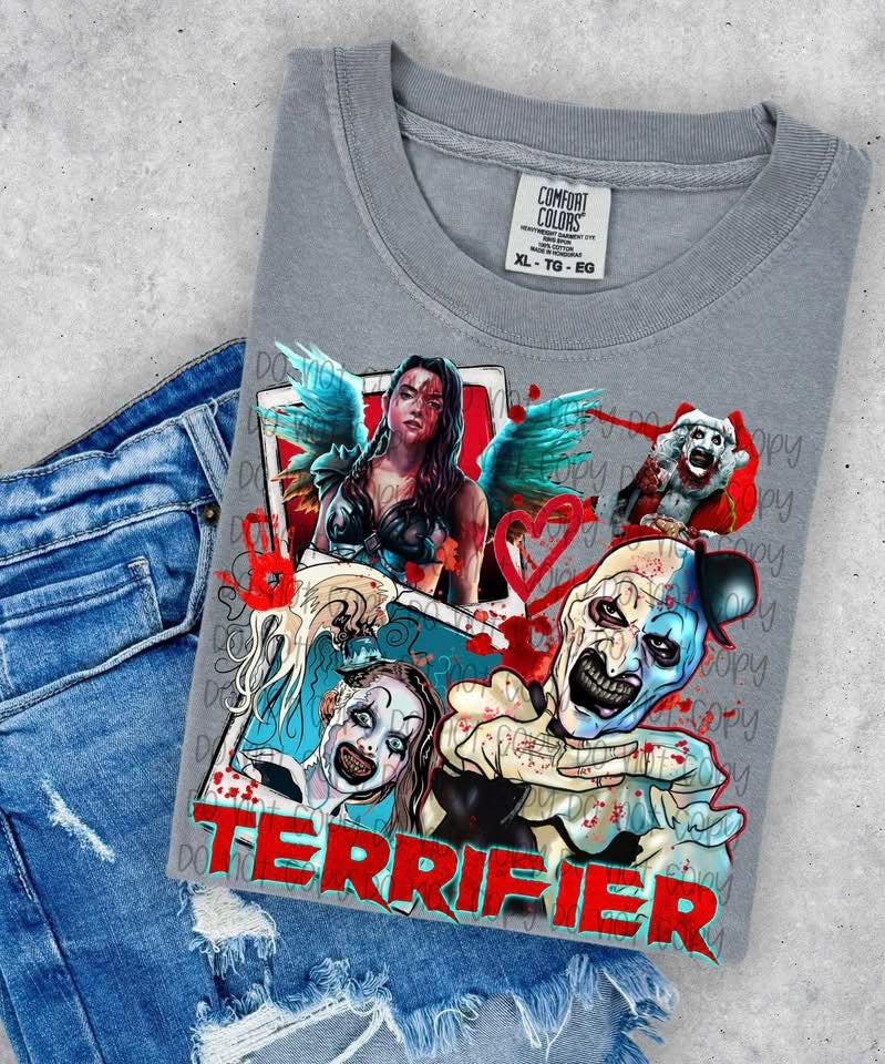 Terrifier Polaroid DTF Prints