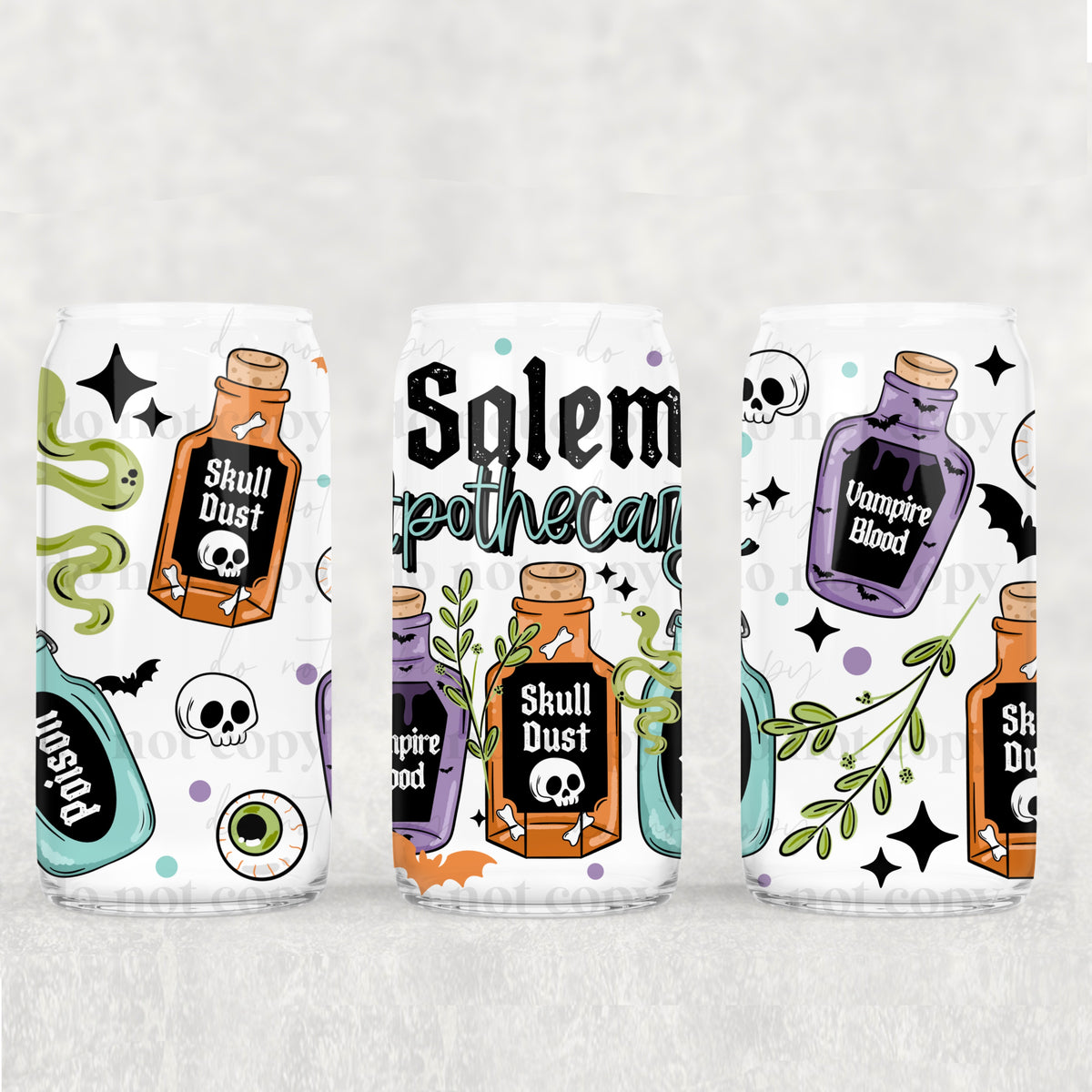 Salem Apothecary 16 oz Glass Wrap