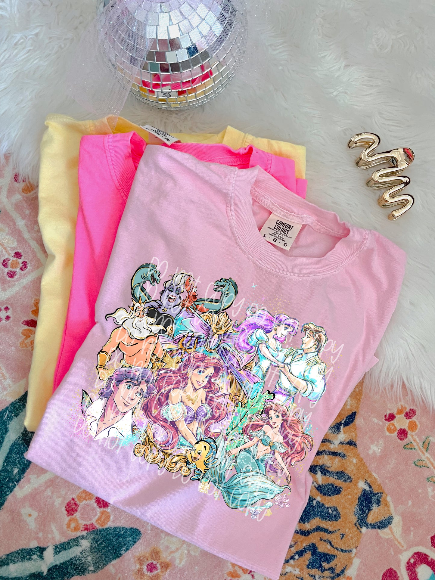 Memaid Princess Pastel Collage DTF Prints