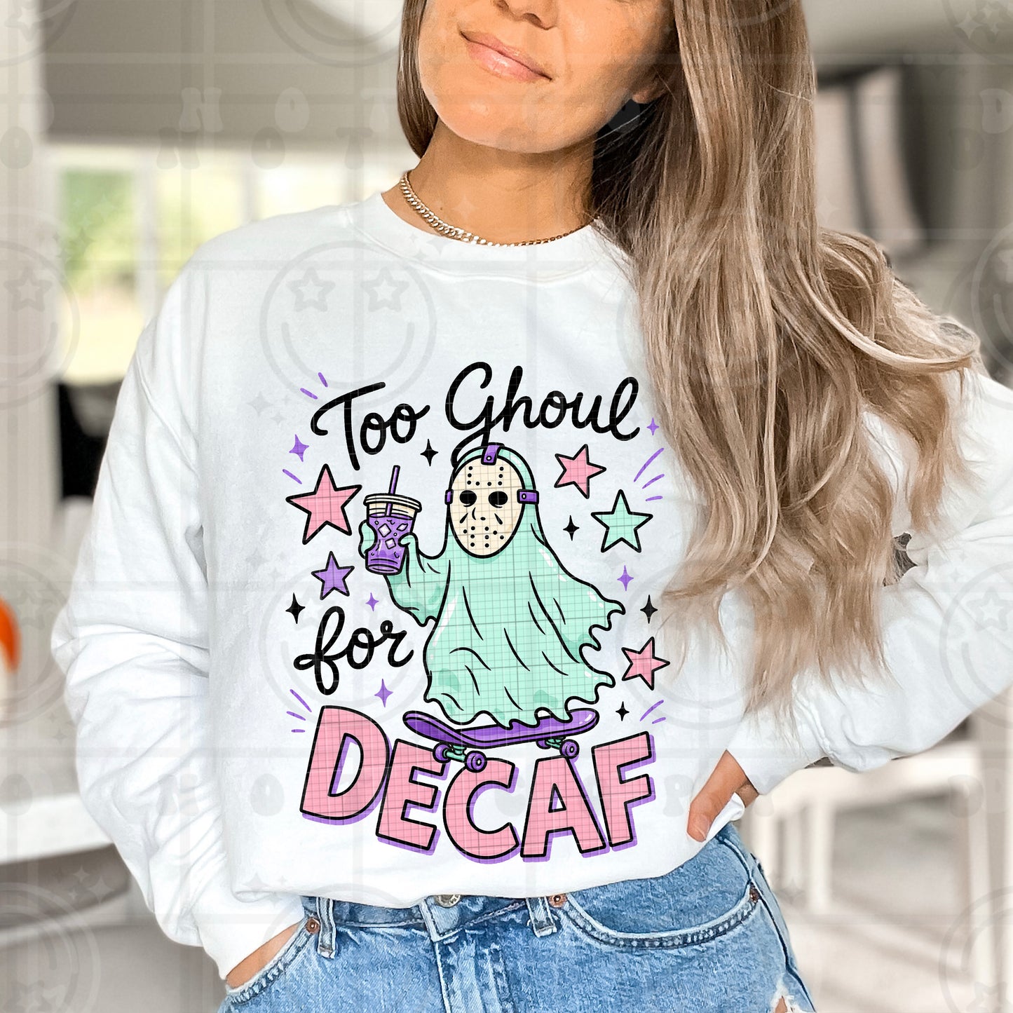 Too Ghoul For Decaf DTF Print