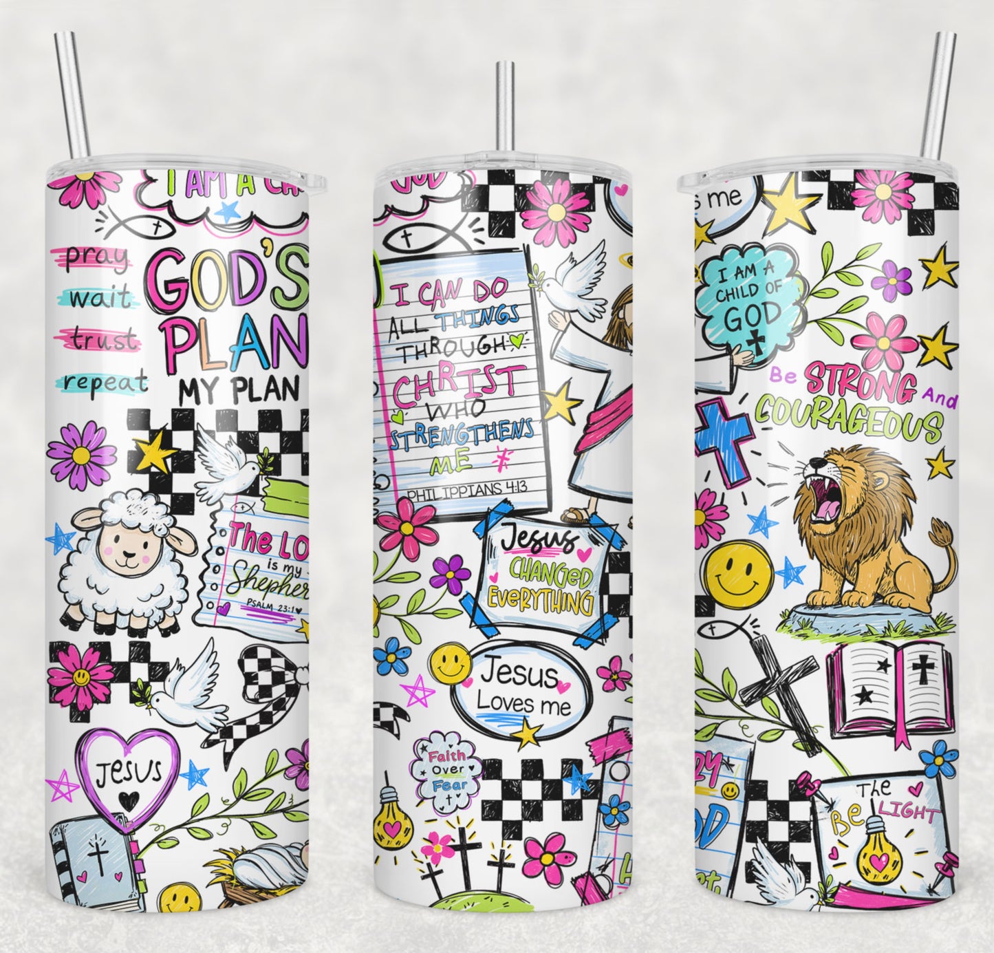 God’s Plan Tumbler Wrap