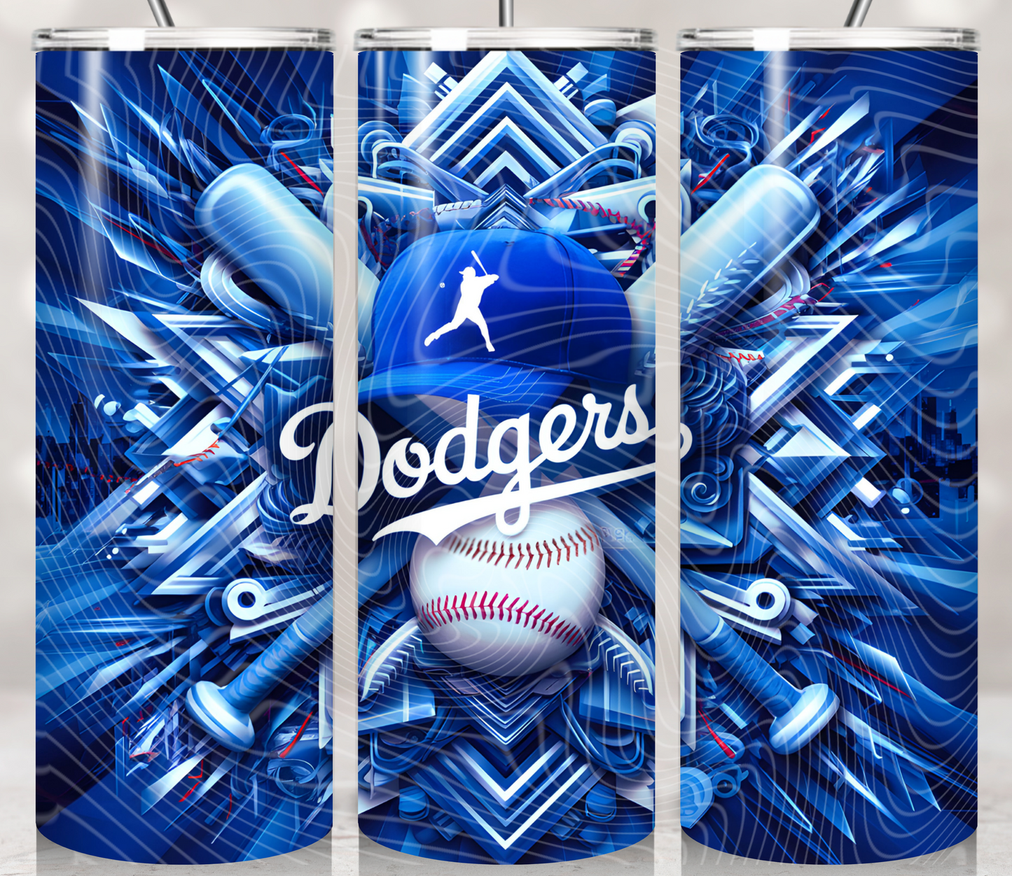 Bright Blue LA Baseball