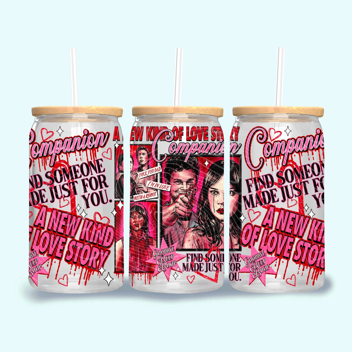 Companion 16 oz Glass Wraps