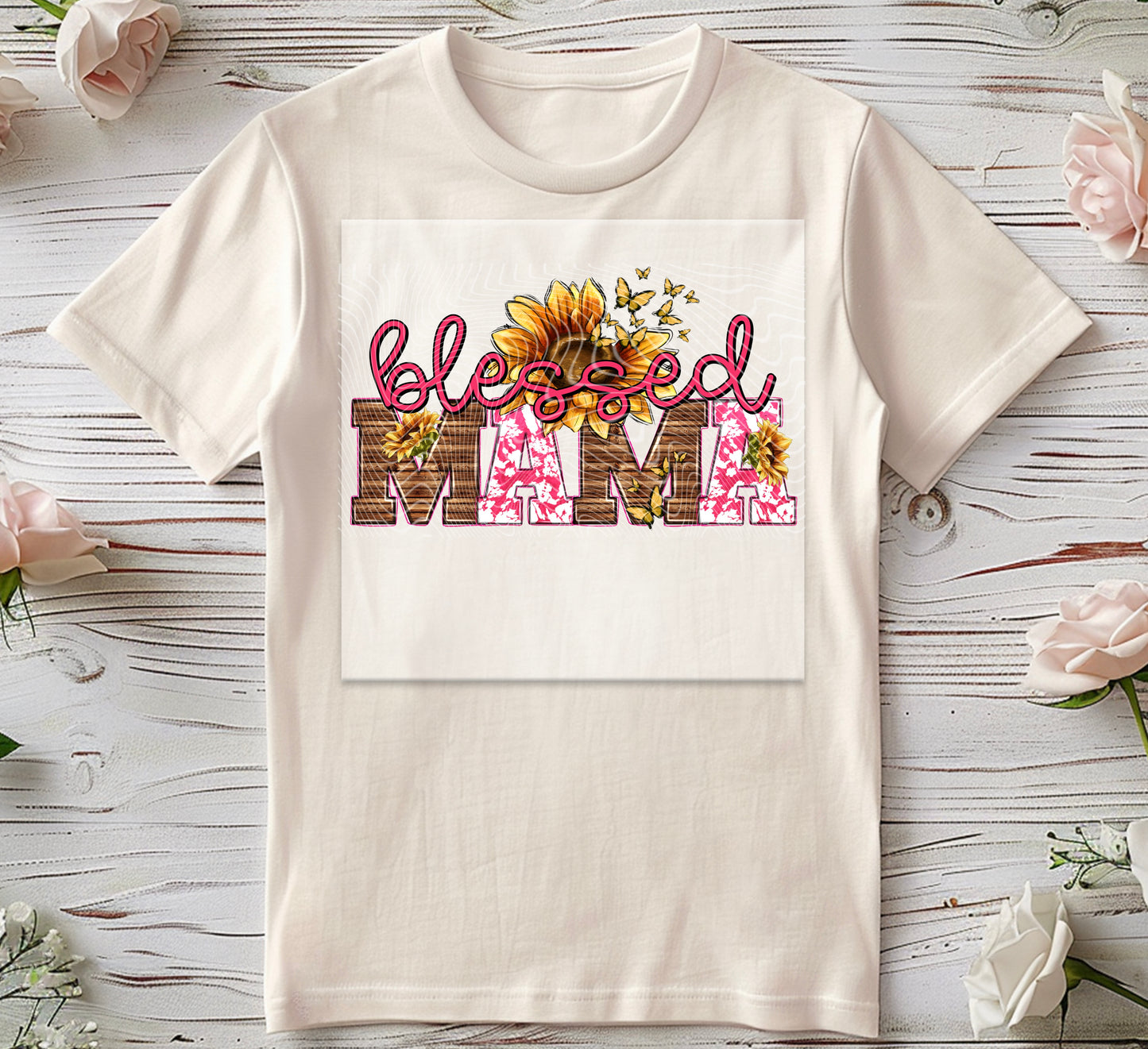 Blessed Mama DTF Print