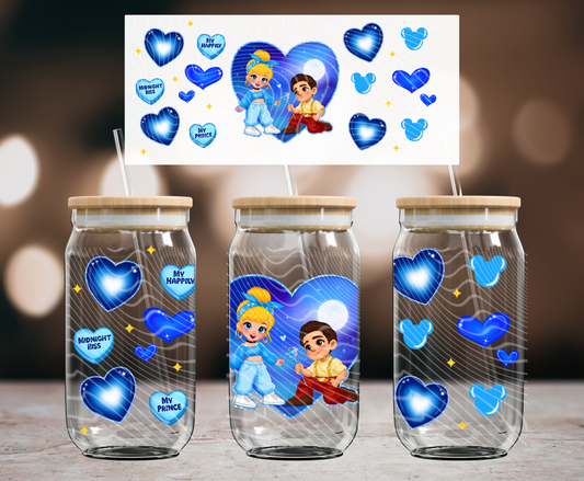 Dreams Do Come True 16 oz Glass Can Wraps