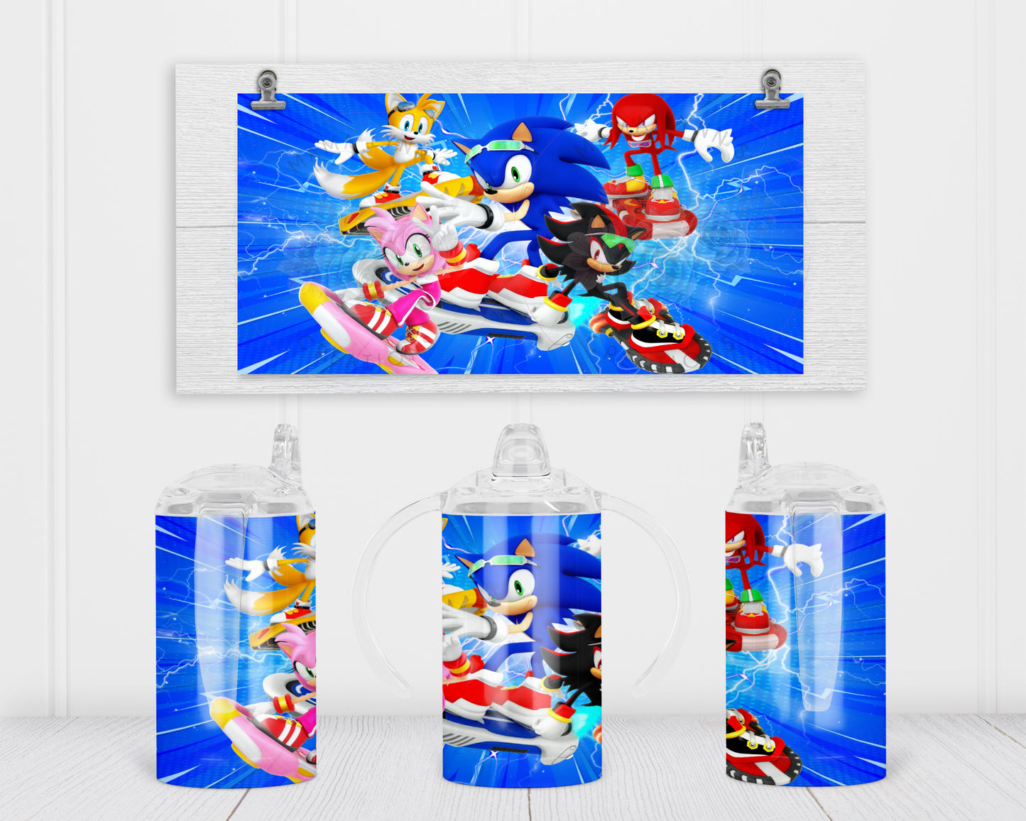 Bright Blue Hedgehog