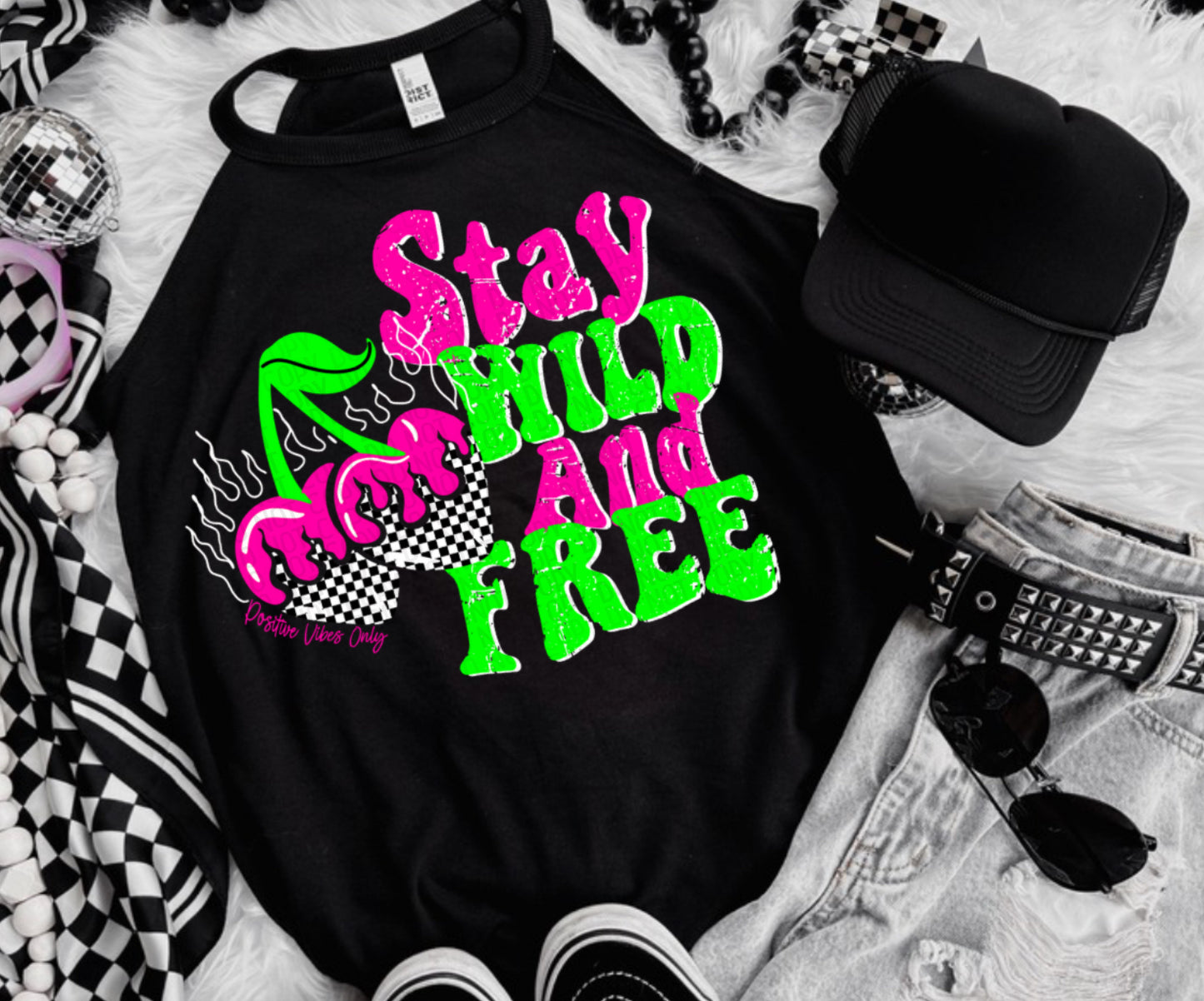 Stay Wild And Free DTF Print