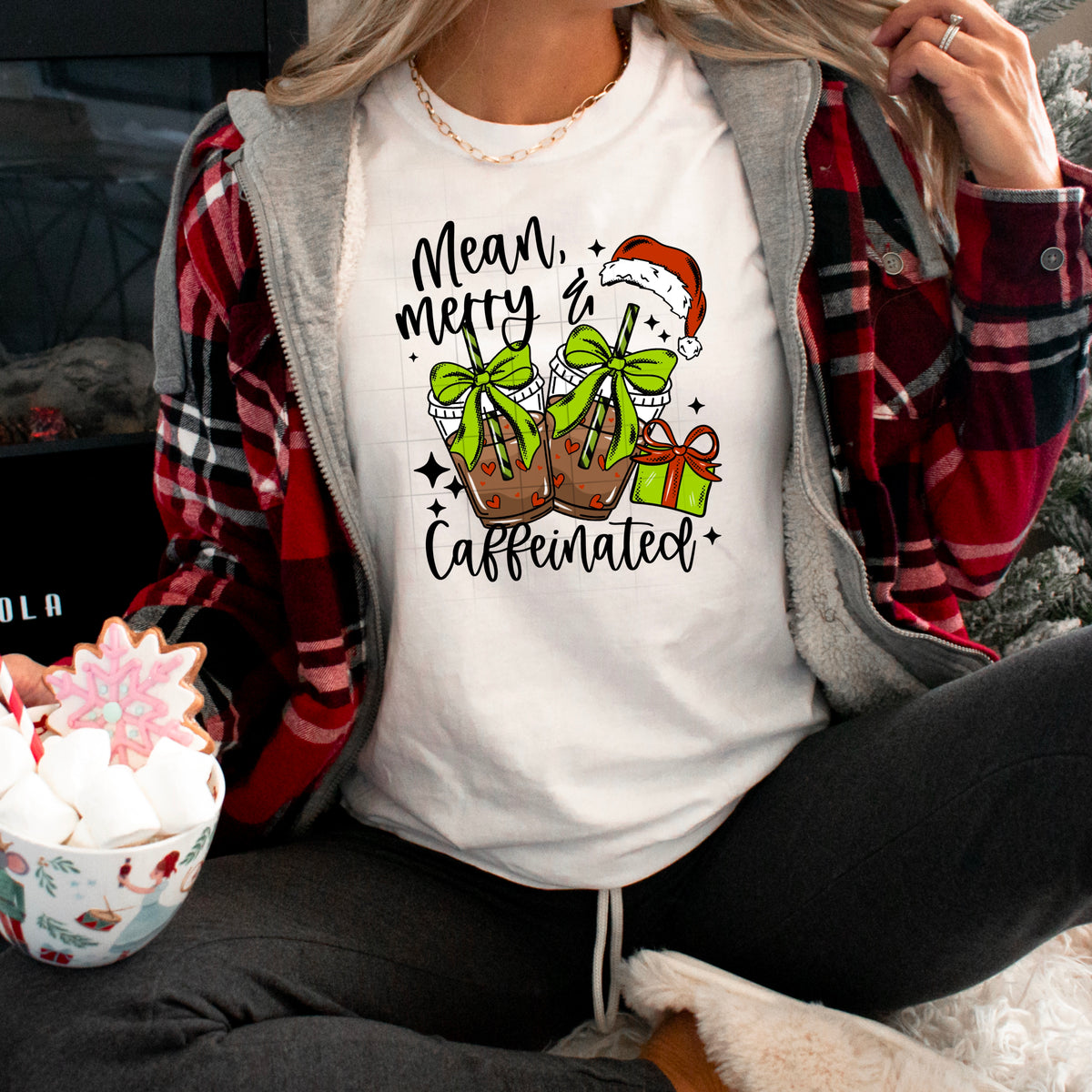 Mean Merry & Caffeinated DTF Prints