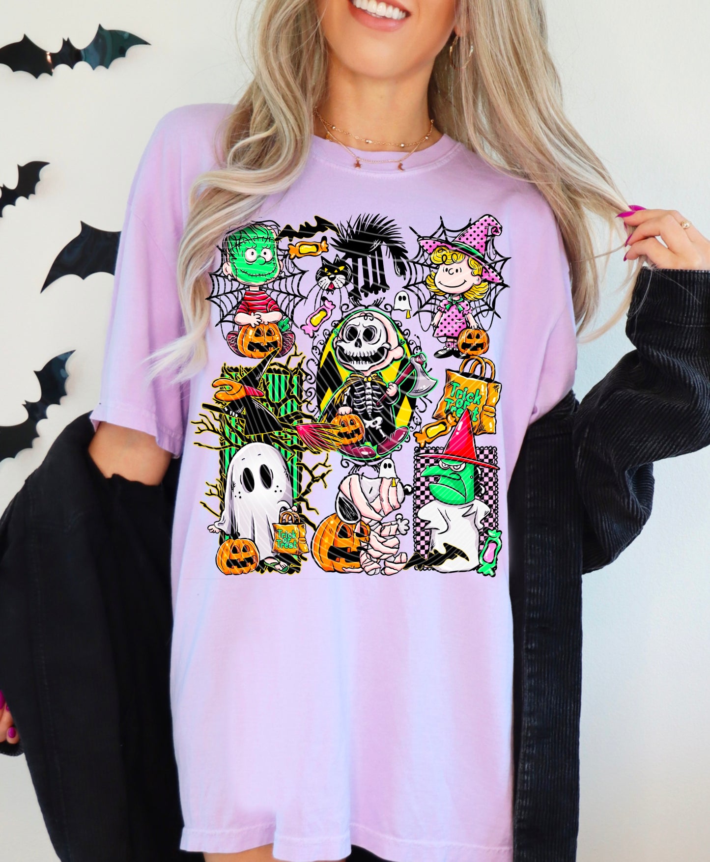 CB Green Halloween DTF Prints