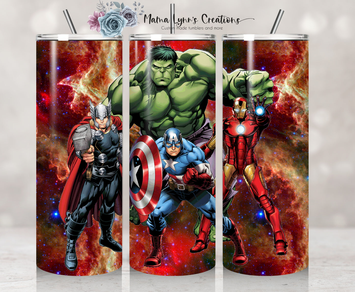 Comic Group Red Style