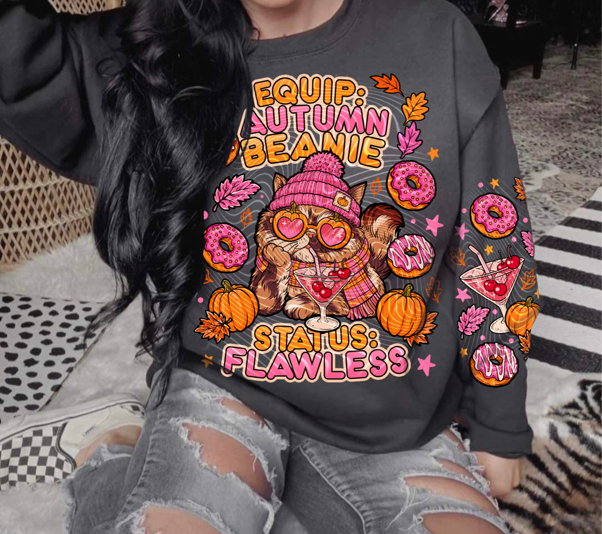 Equip Autumn Beanie DTF Print