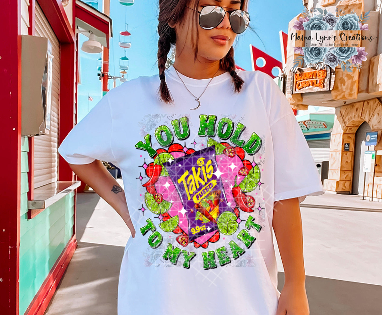 You Hold My Heart Chips Valentine DTF Print