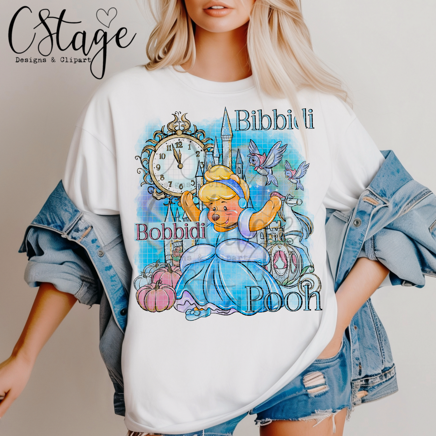 Bibbidi Bobbidi Pooh DTF Print