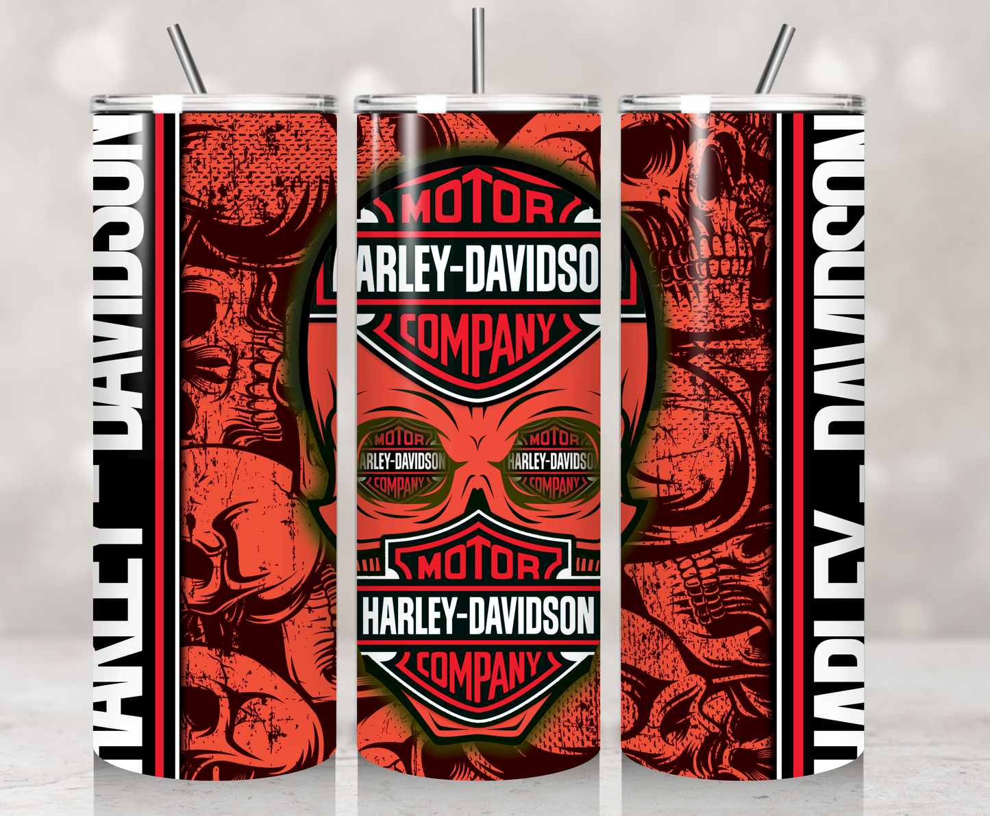 Harley Skulls Style