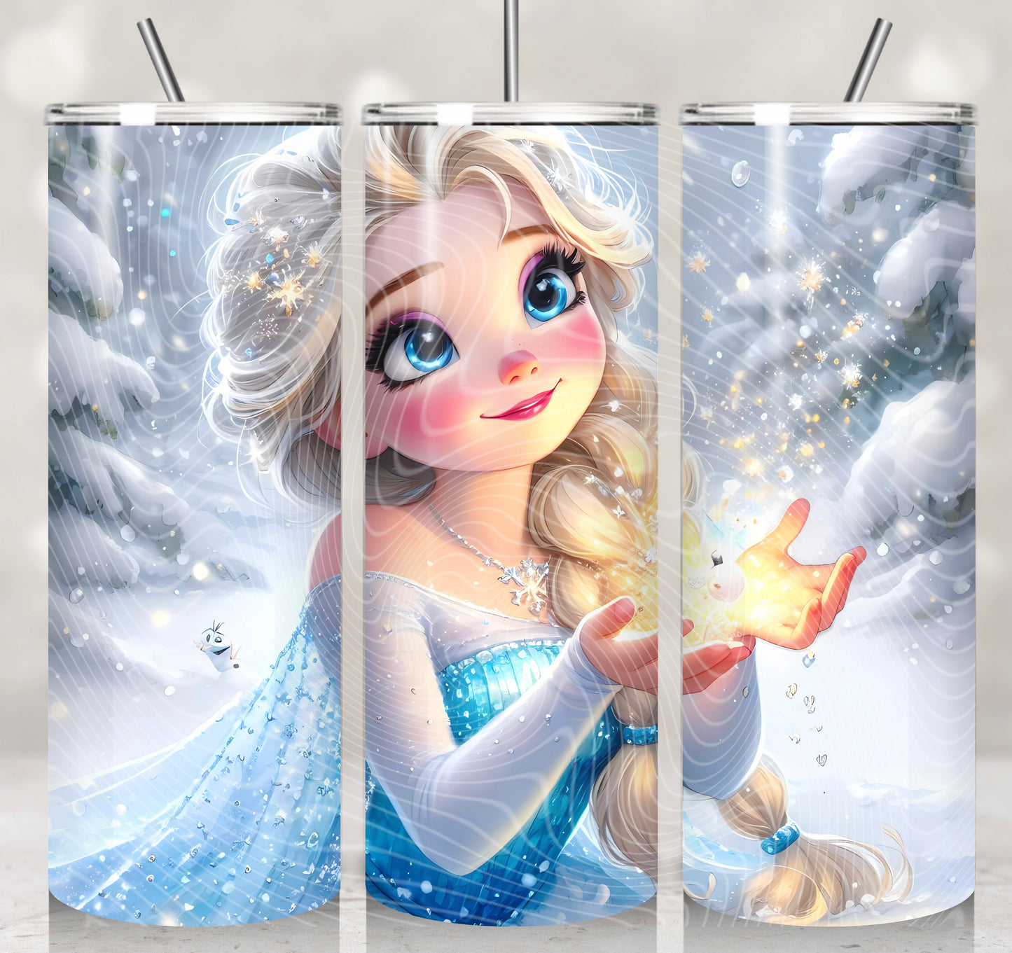 Frozen Queen Catching Snowflakes