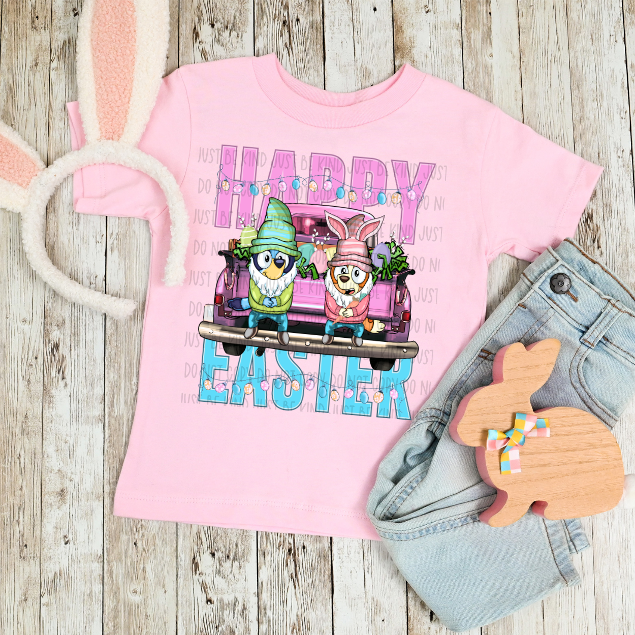 Happy Easter Pups DTF Print