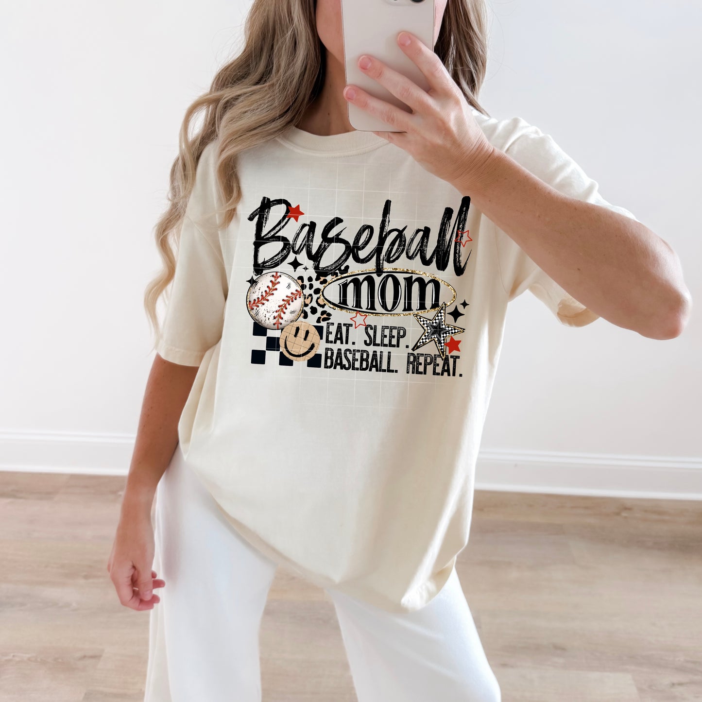 Baseball Mom DTF Print