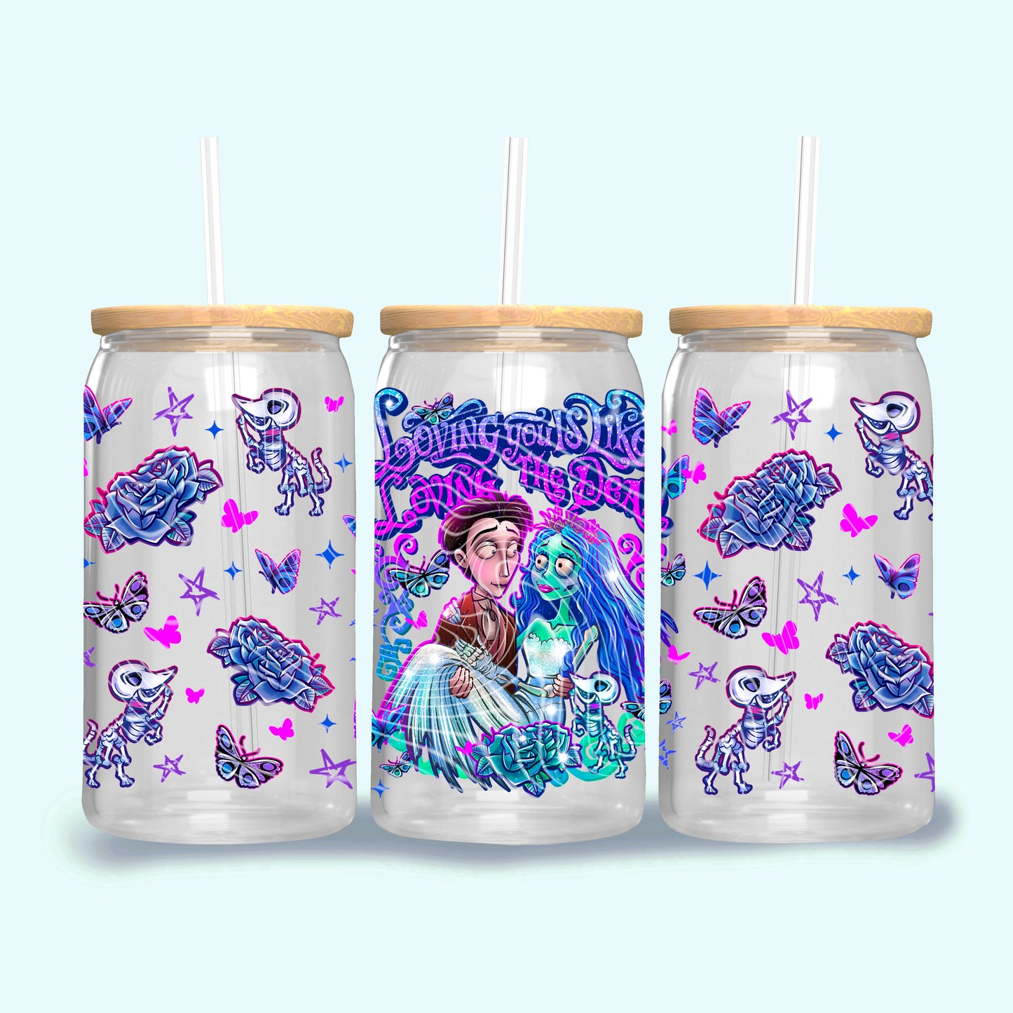 Burton Corpse Bride 16 oz Glass Wraps