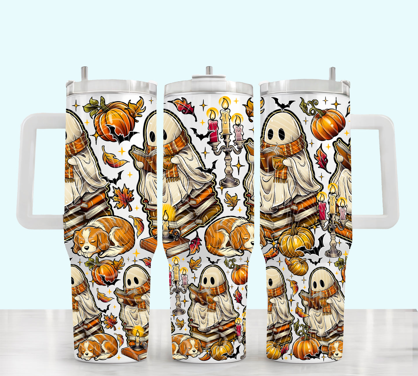 Cozy Weather Makes Reading Better 40 oz Tumbler Prints
