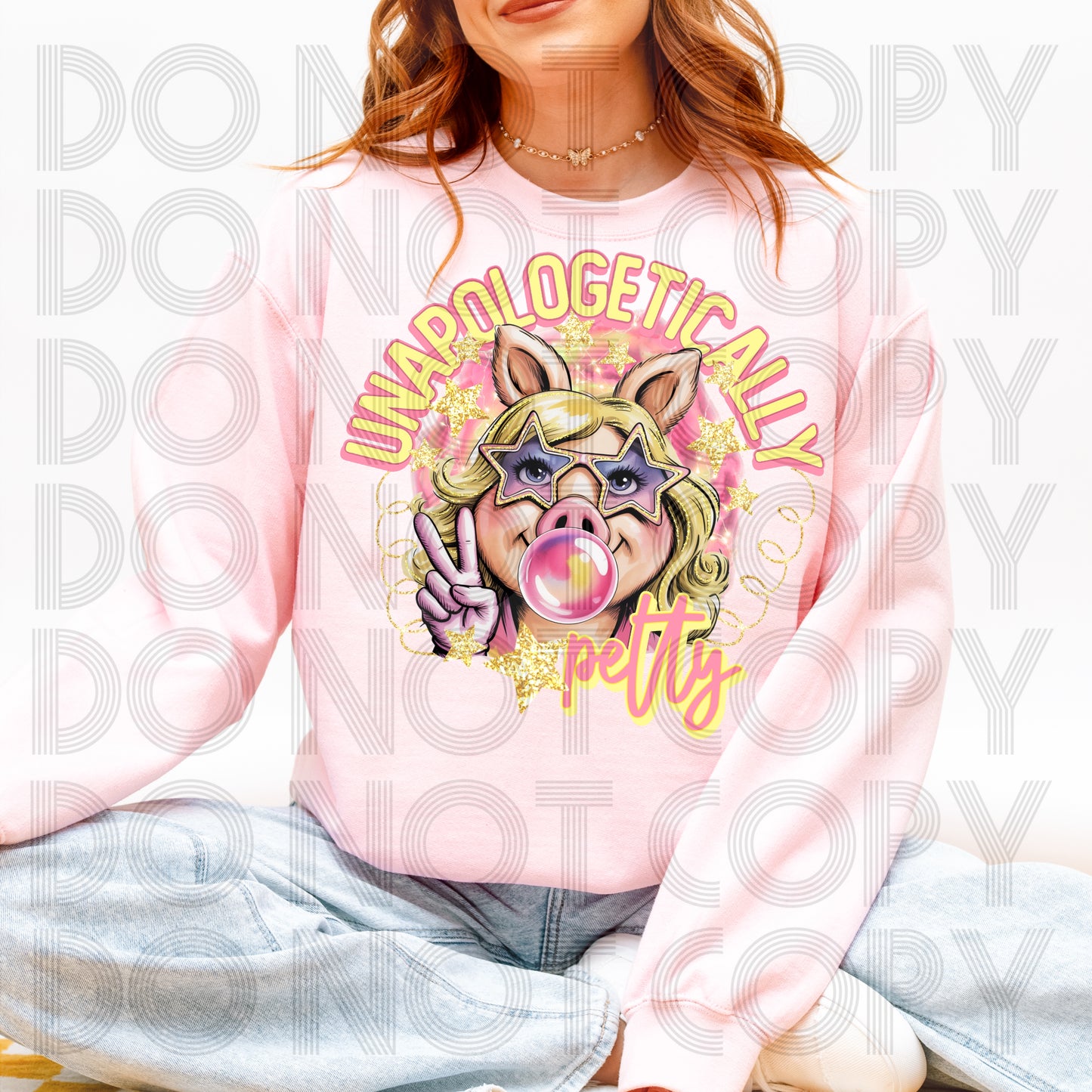 Unapologetically Petty DTF Print