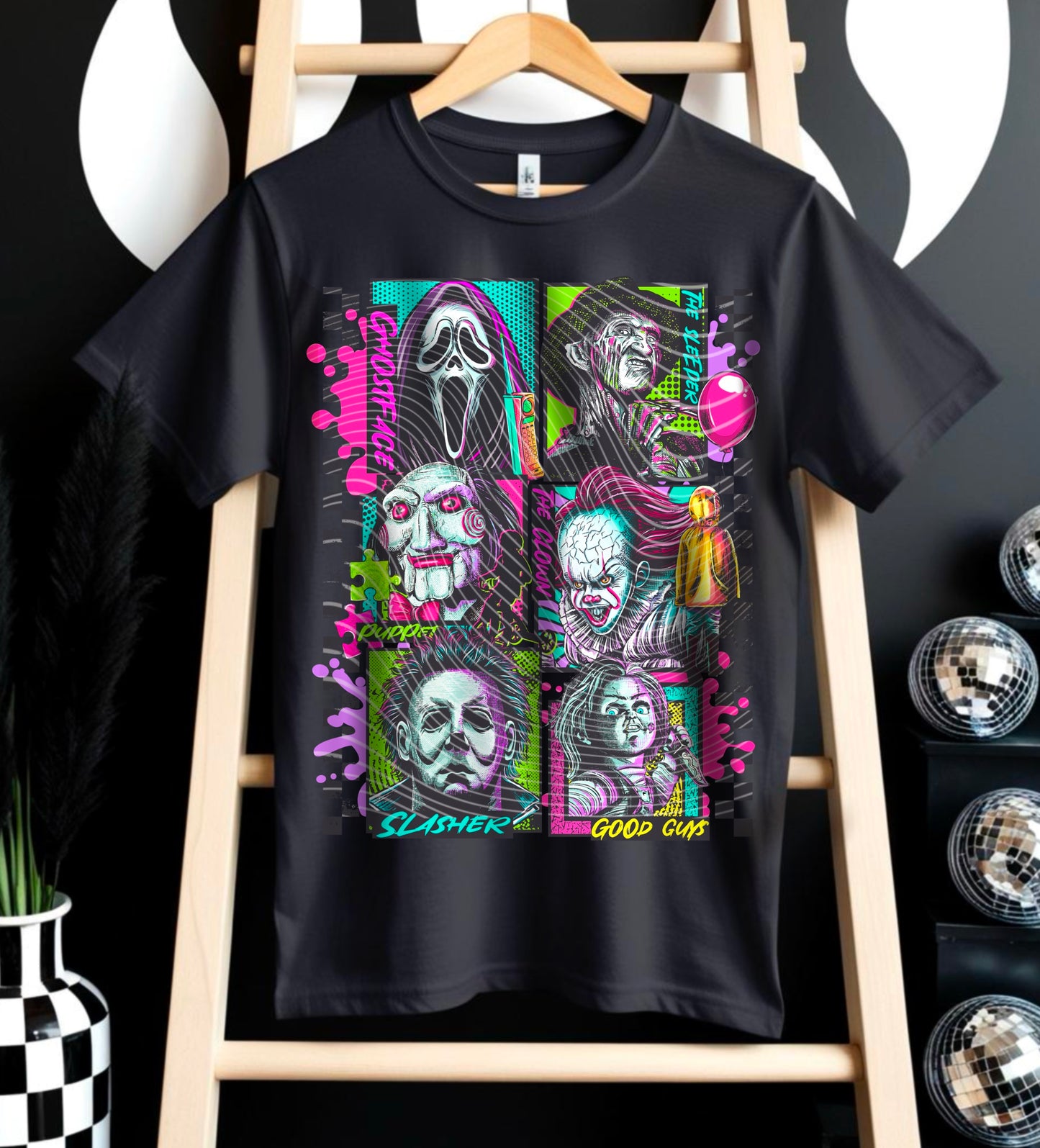 Horror Squad (With Names) DTF Print
