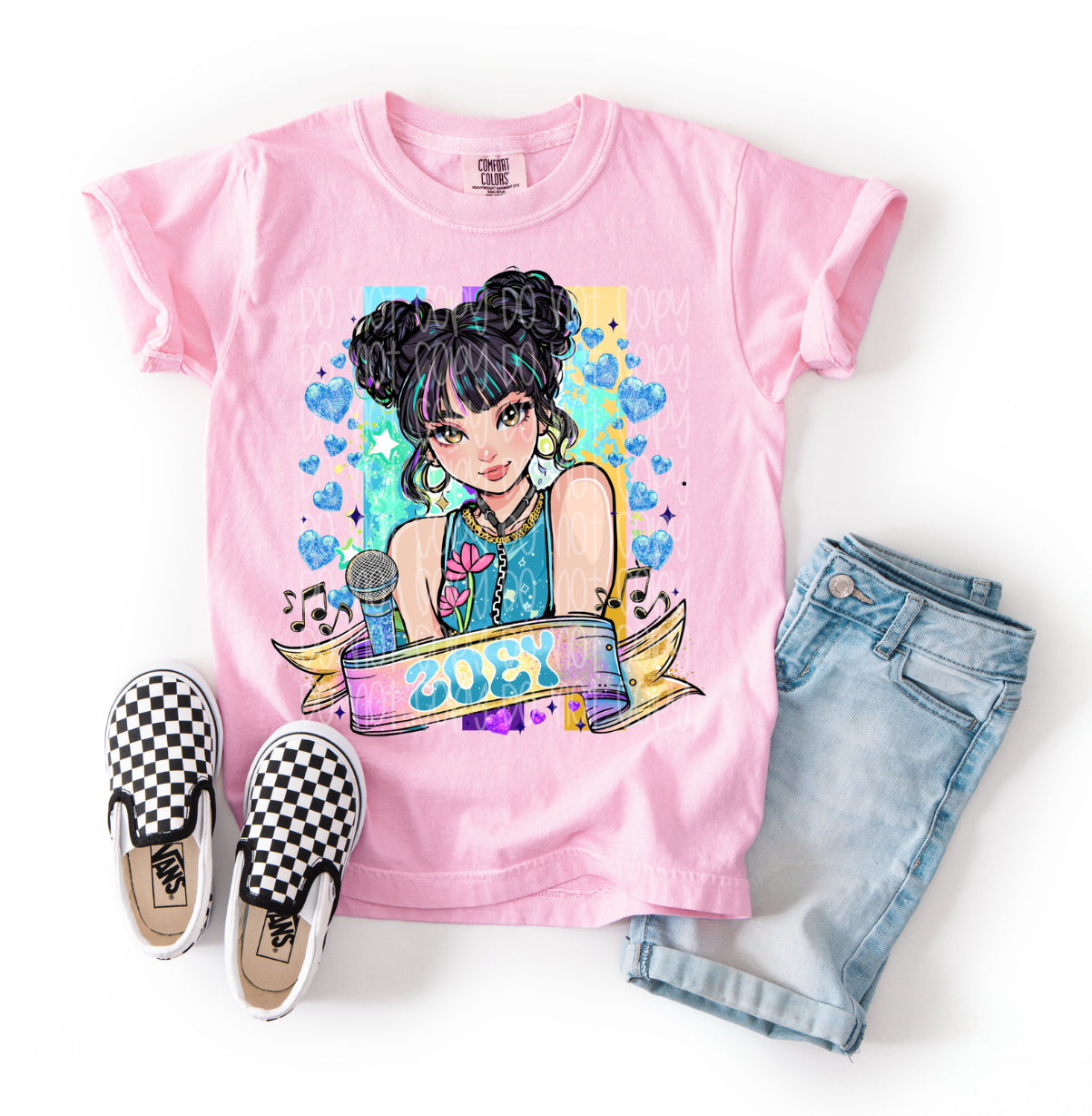 K-pop Zoey DTF Prints