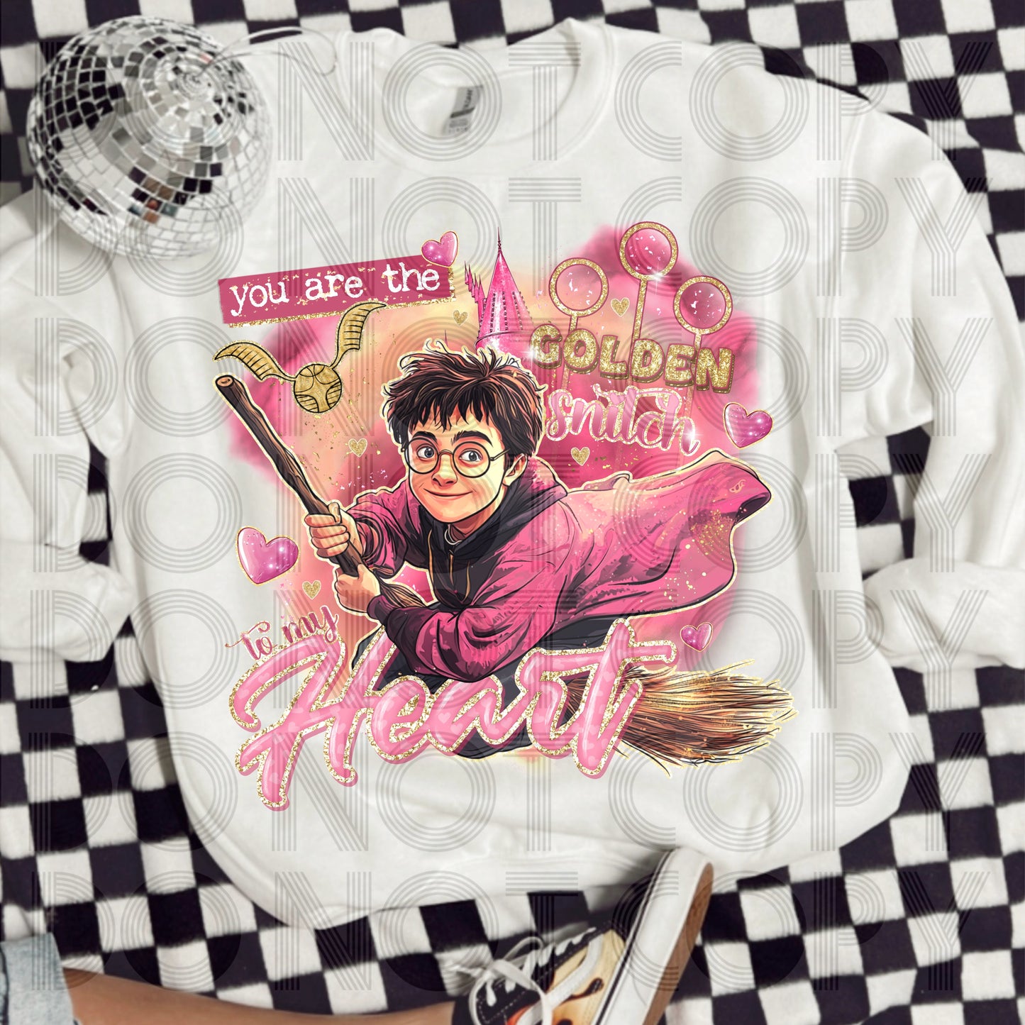 You Are The Golden Snitch To My Heart DTF Print