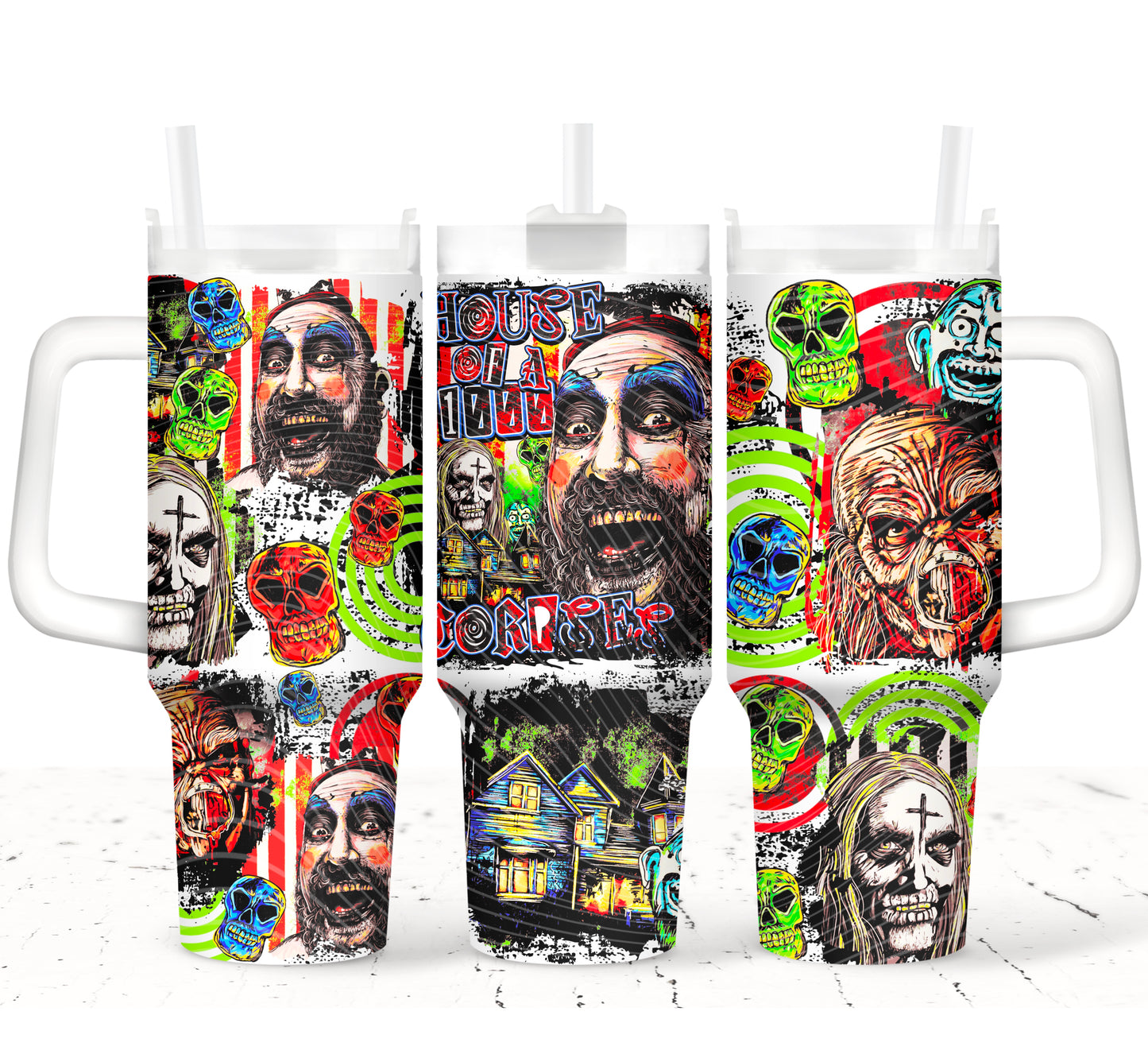 1000 Corpses 40 oz Tumbler Prints