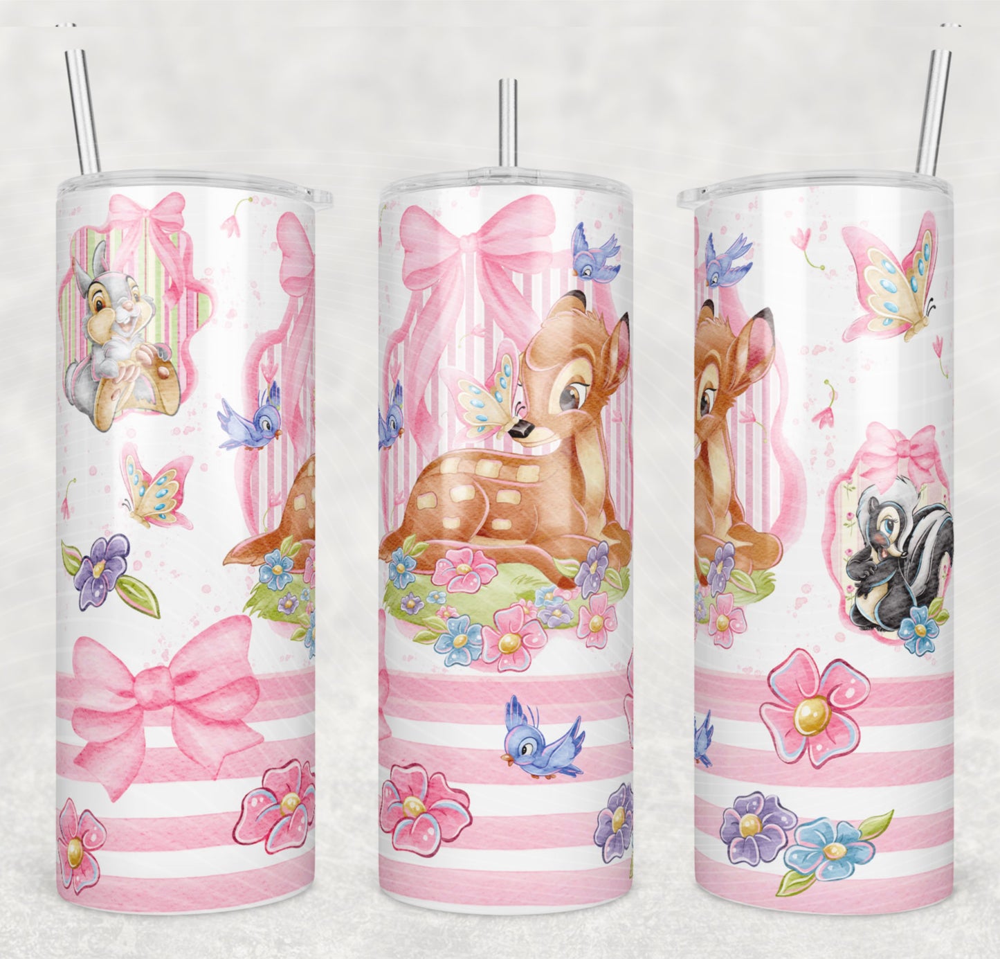 Springtime Bambi Tumbler Wrap