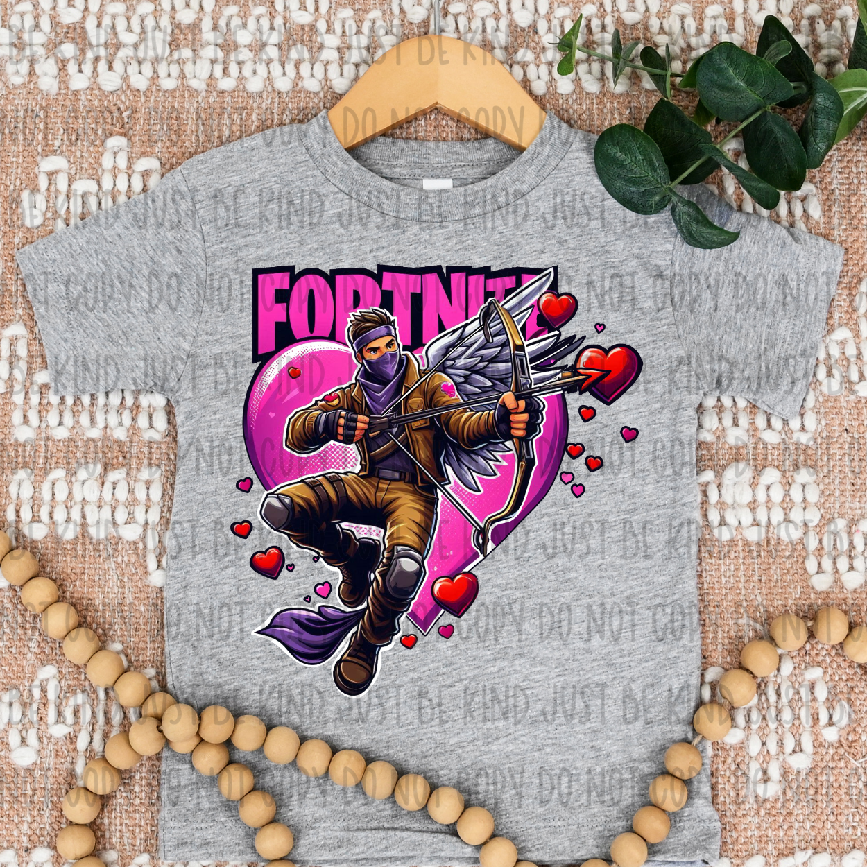 Stealing Hearts Gamer DTF Print