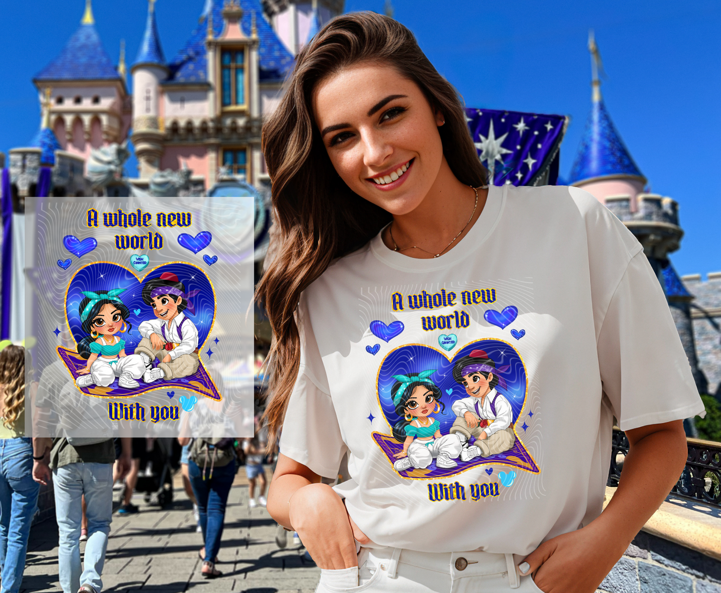 A Whole New World DTF Print