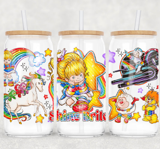 Shine Brite 16 oz Glass Can Wrap