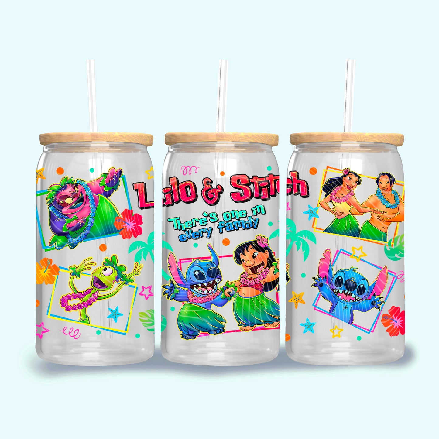 There’s One In Every Family 16 oz Glass Can Wraps