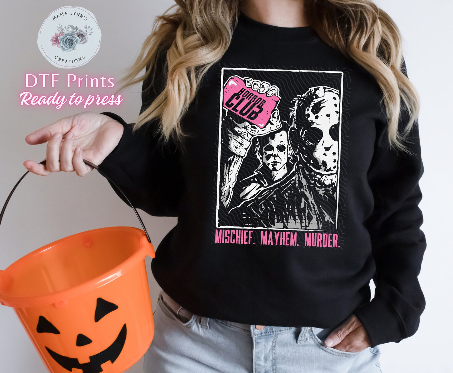 Horror Club DTF Print