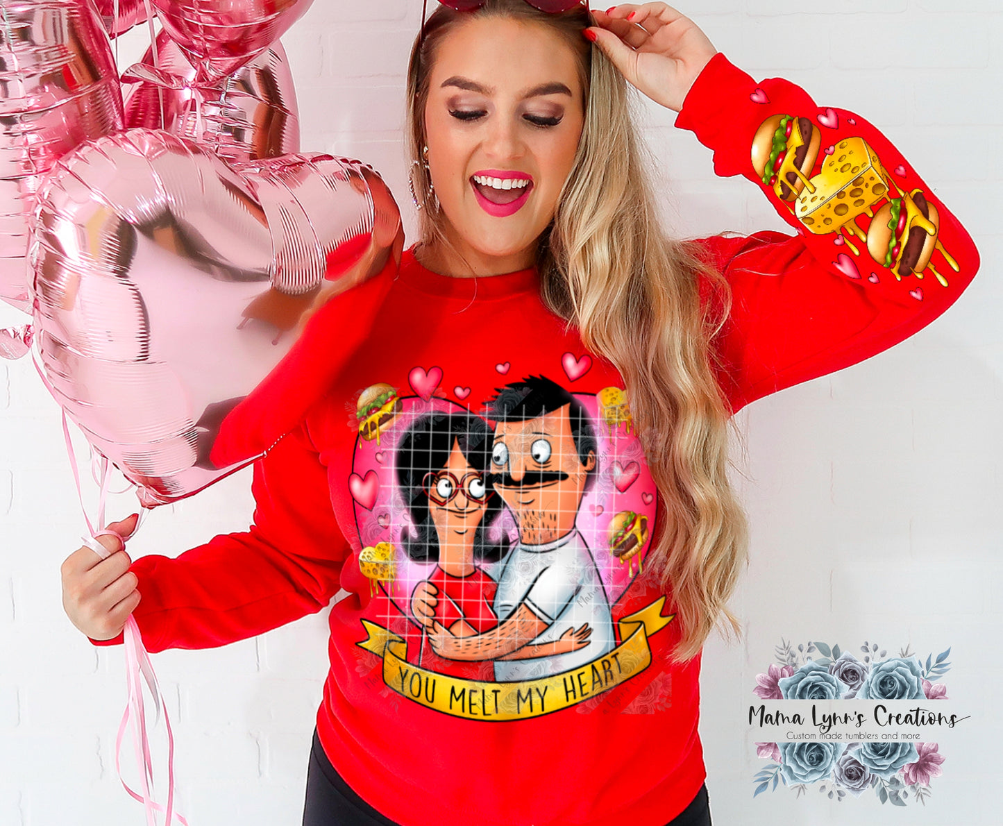 You Melt My Heart Valentine DTF Print