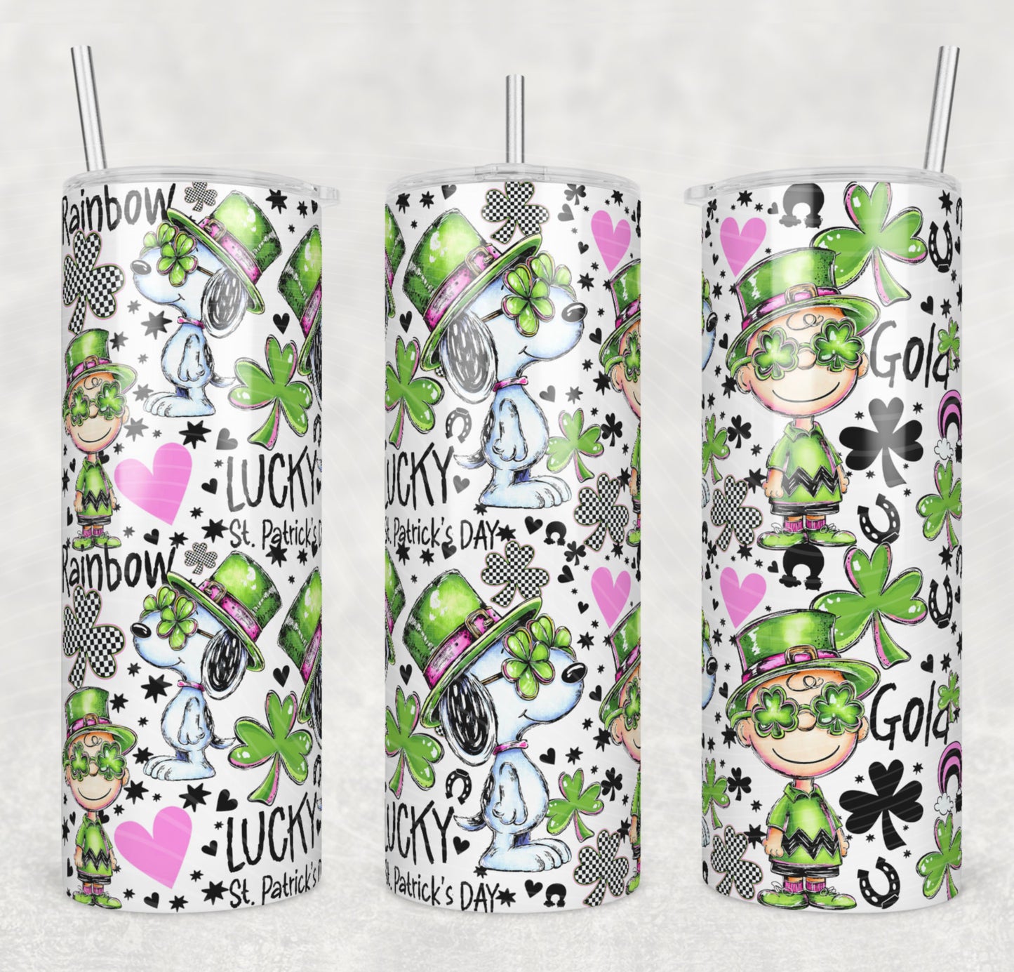 Peanuts Lucky Clover Tumbler Wrap