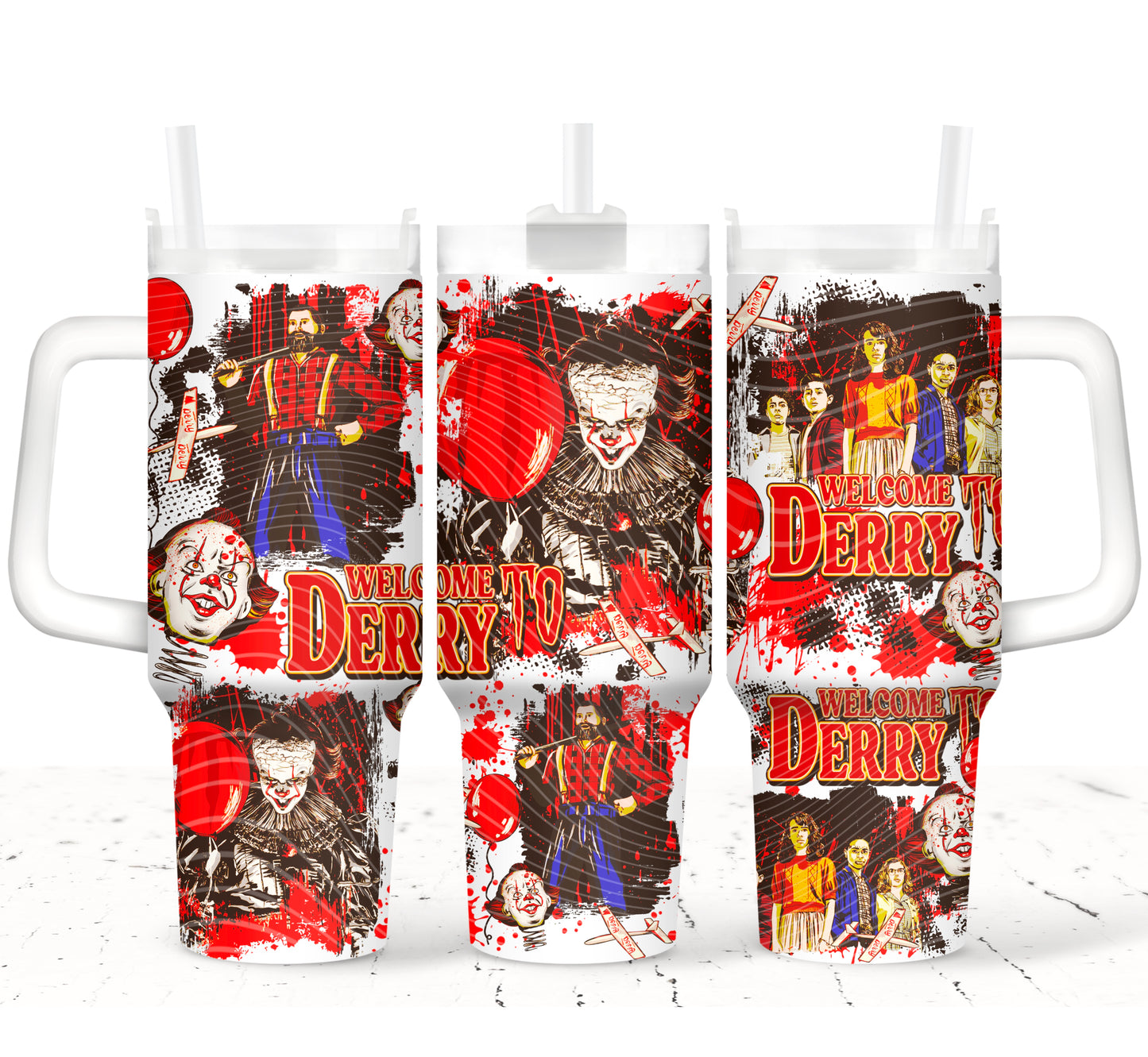 Welcome To Derry 40 oz Tumbler Print