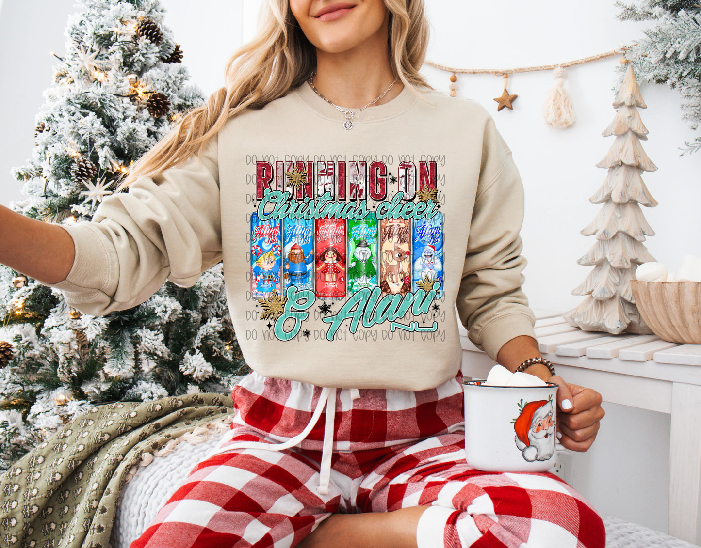 Running On Christmas Cheer & Alani DTF Print