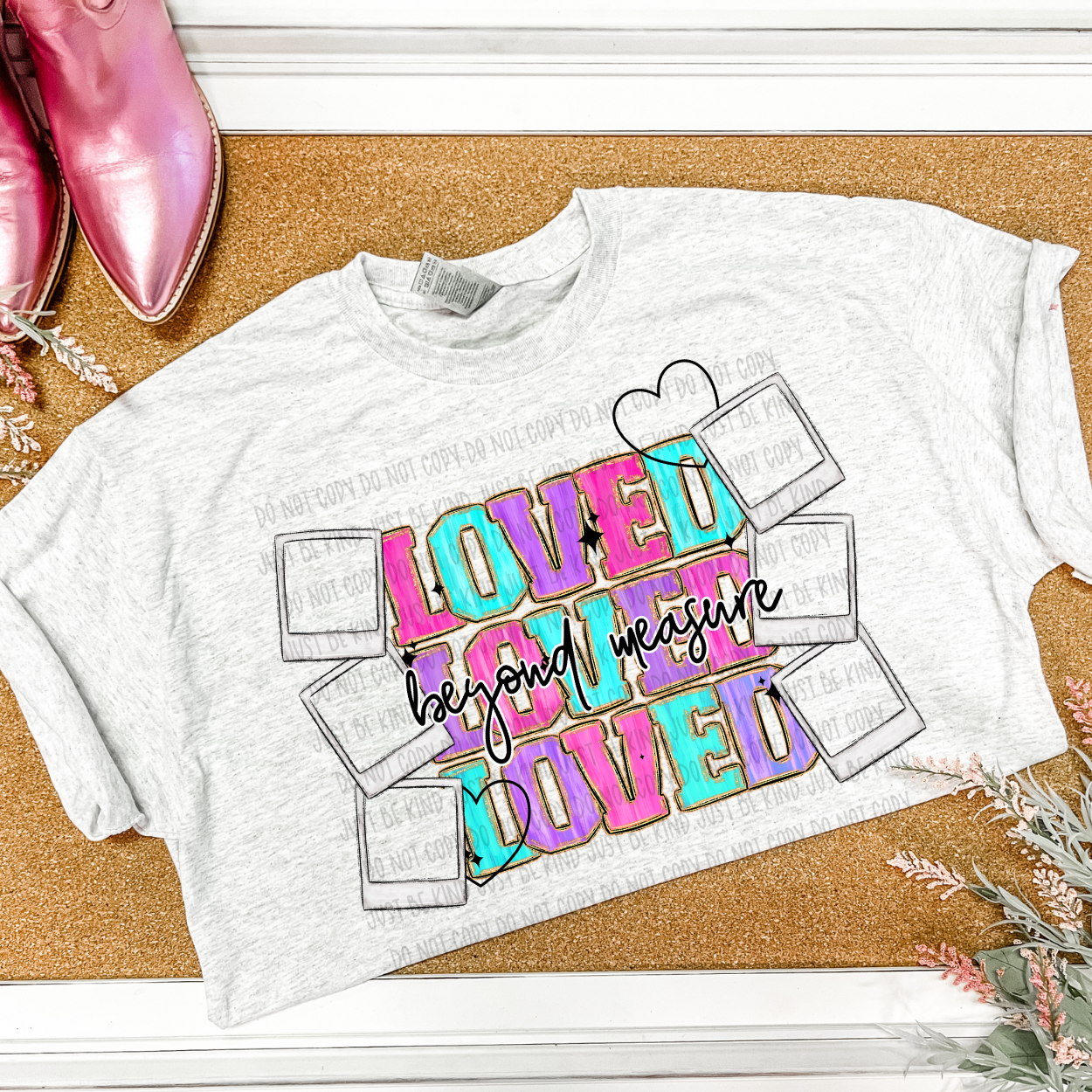 Loved Beyond Measure (add 6 photos) DTF Print
