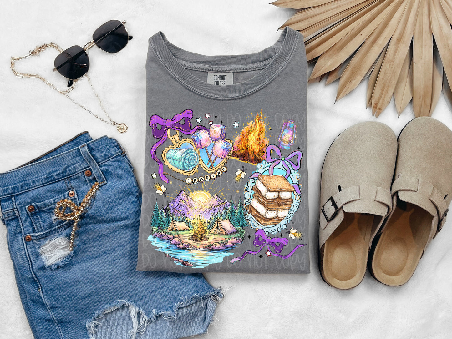 Camping Lockets DTF Prints