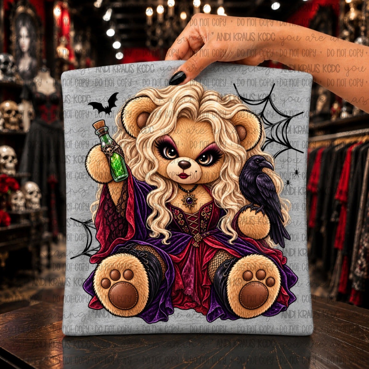 Hocus Sarah Bear DTF Print