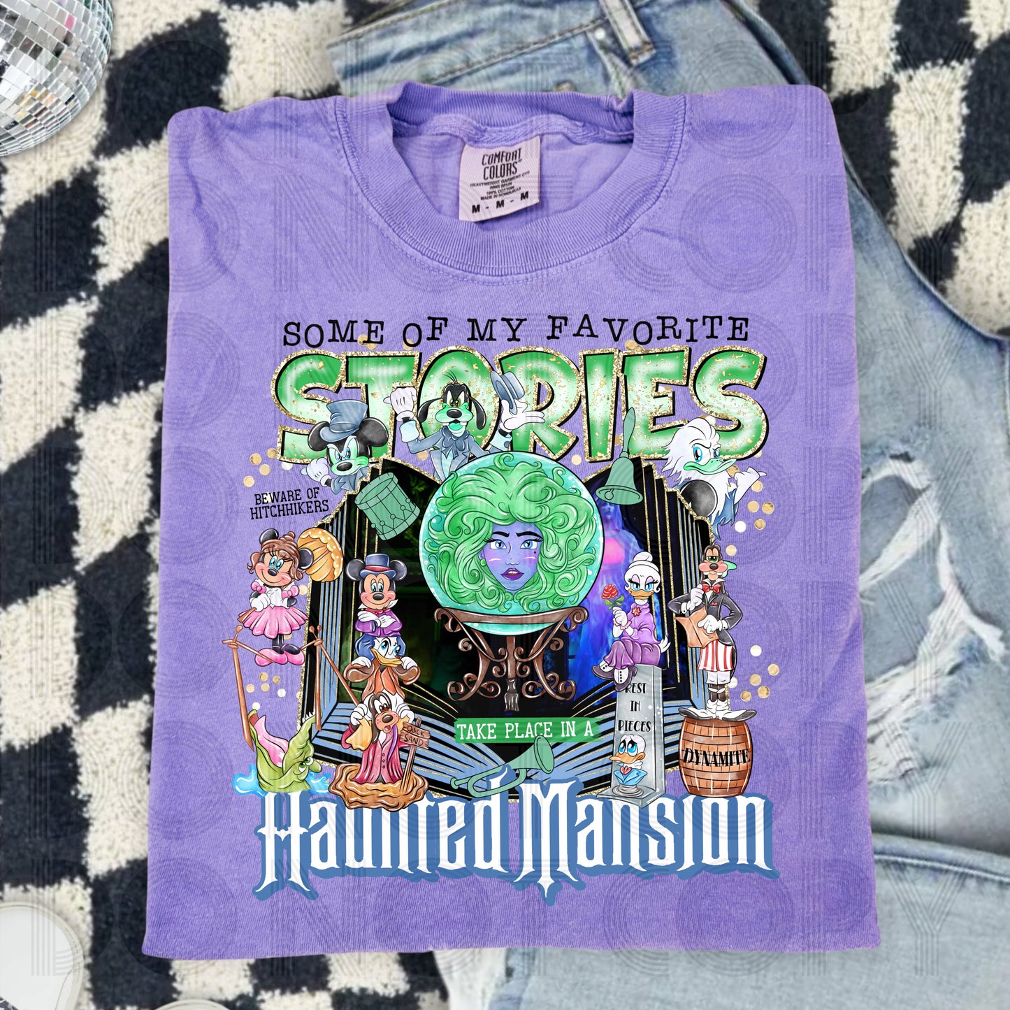 Favorite Stories Haunted Mansion DTF Prints
