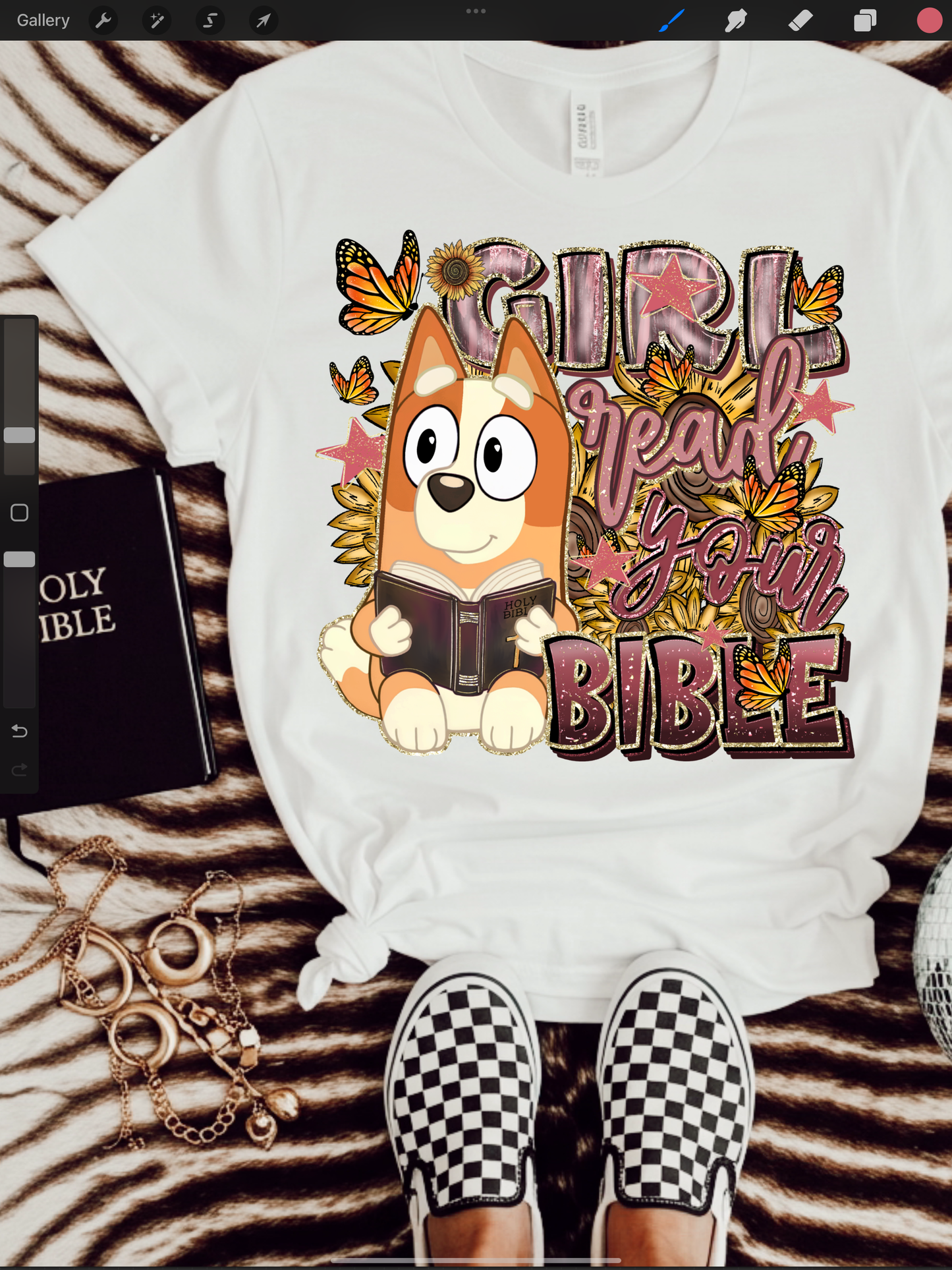 Girl Read Your Bible DTF Print